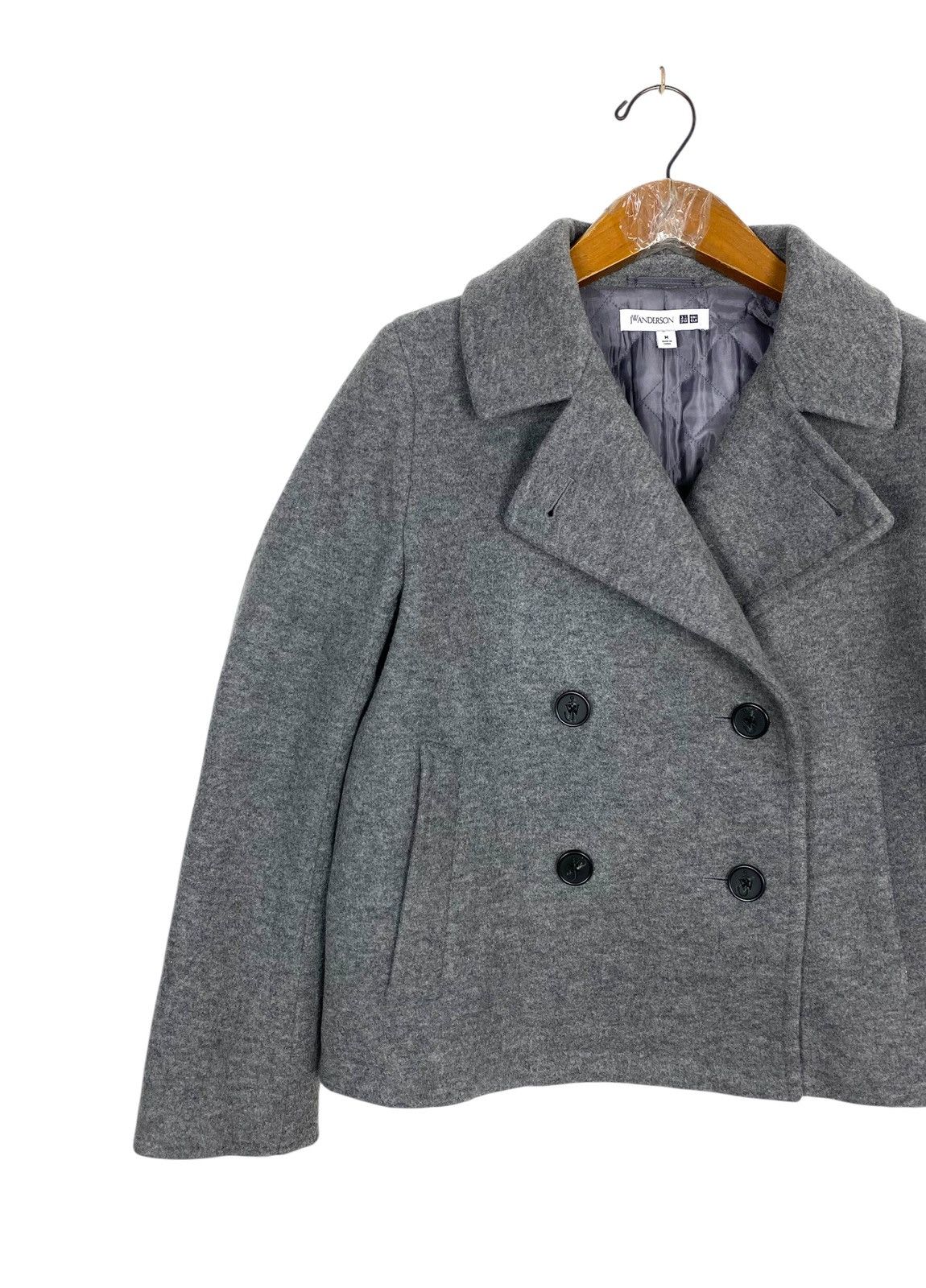 JW Anderson × Uniqlo Rare‼️ J. W. Anderson X Uniqlo Double Collar Wool Coat Size S / US 4 / IT 40 - 2 Thumbnail