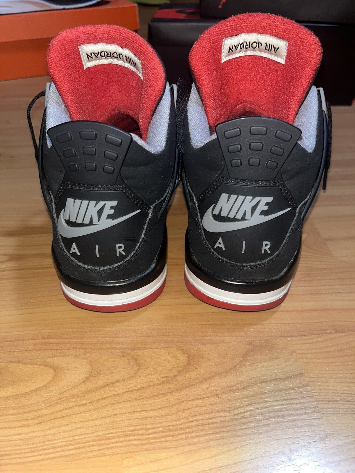 Nike Jordan 4 Retro Bred (2019) Men's Size US 8.5 / EU 41-42 - 5 Thumbnail
