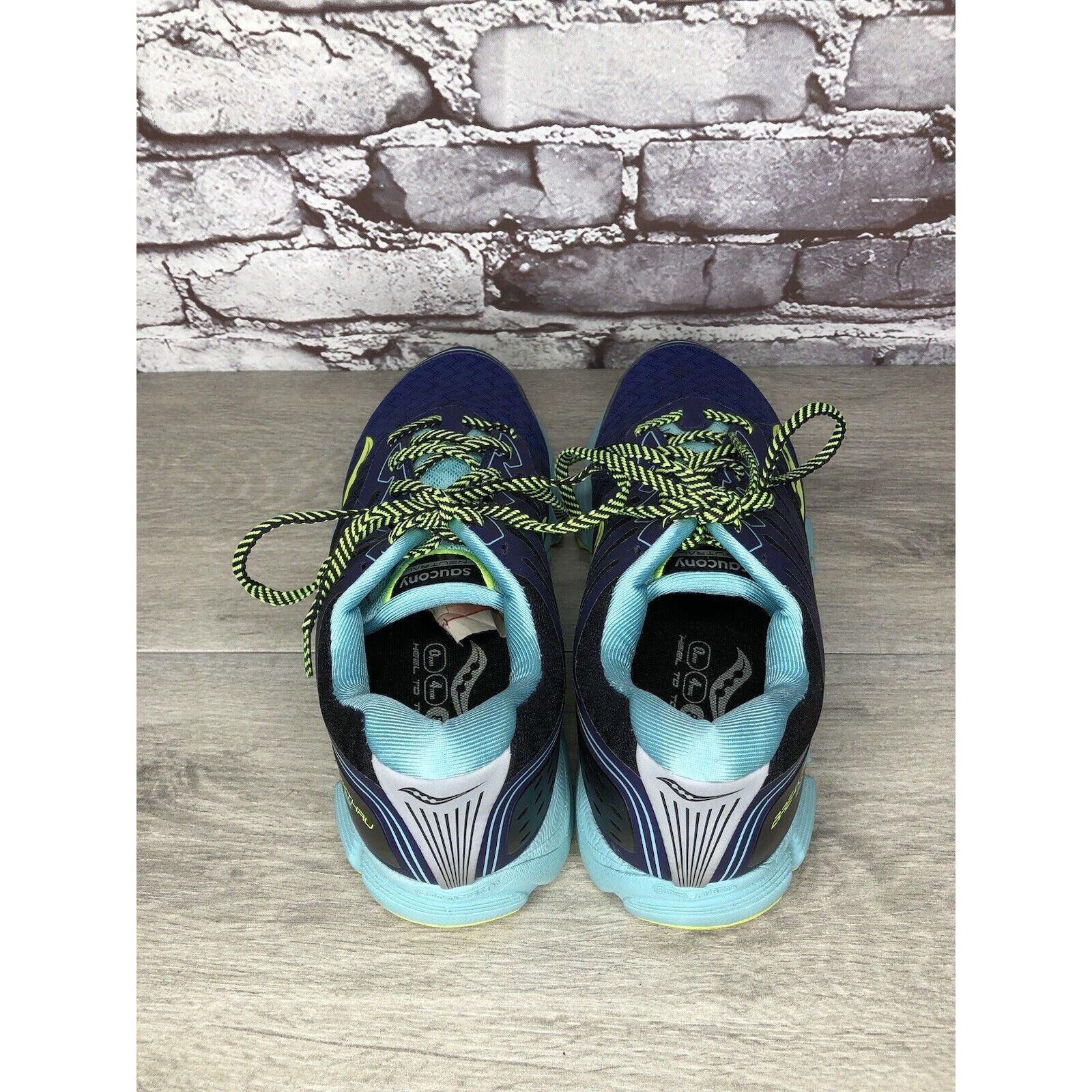 Saucony Saucony Breakthru 2 S10304-2 Purple Blue Yellow Running Shoe Size US 9.5 / IT 39.5 - 19 Thumbnail