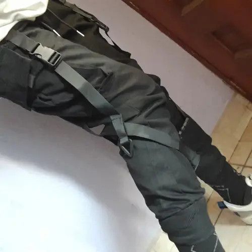 Jean Techwear Black Cargo Pants Size US 32 / EU 48 - 4 Thumbnail
