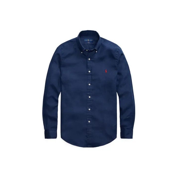 Polo Ralph Lauren Polo Ralph Lauren SS23 Solid Logo Embroidered Long Sleeve Shirt Size US XL / EU 56 / 4 - 1 Thumbnail
