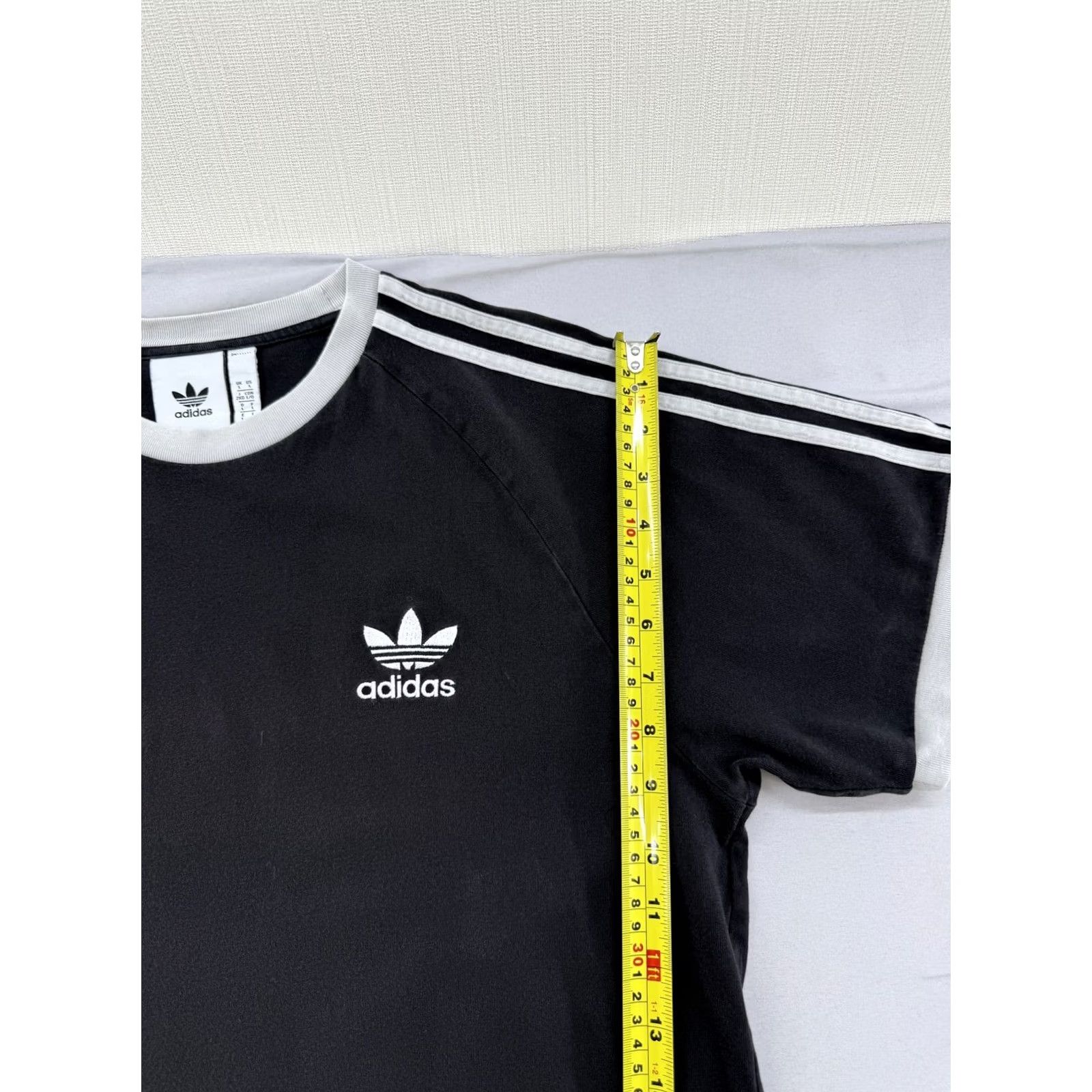 Adidas Adidas Black 3-Stripes T-Shirt L Unisex Size US L / EU 52-54 / 3 - 7 Thumbnail