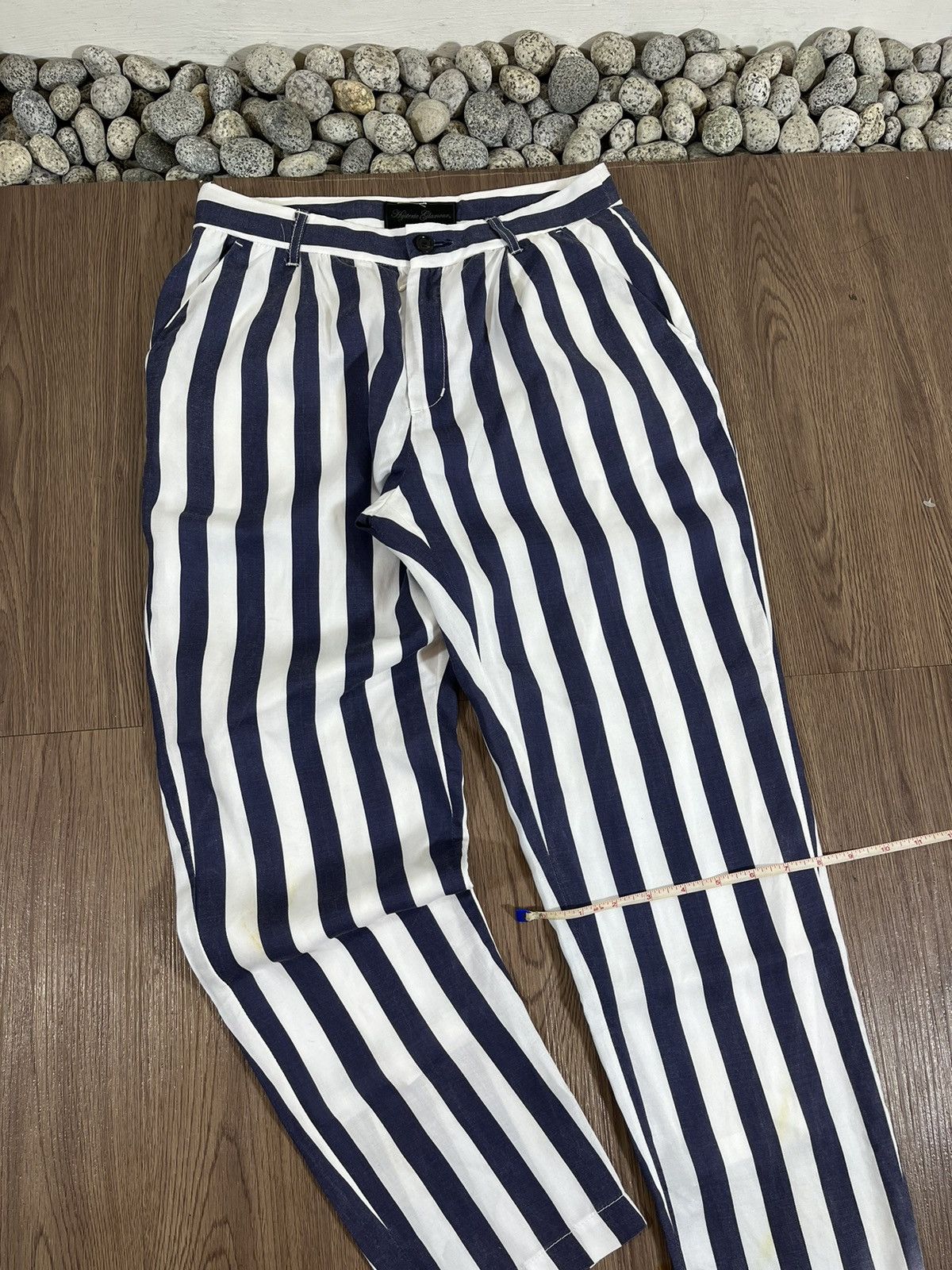 Hysteric Glamour Hysteric Glamour Blue/White Striped Pants Size US 28 / EU 44 - 15 Thumbnail