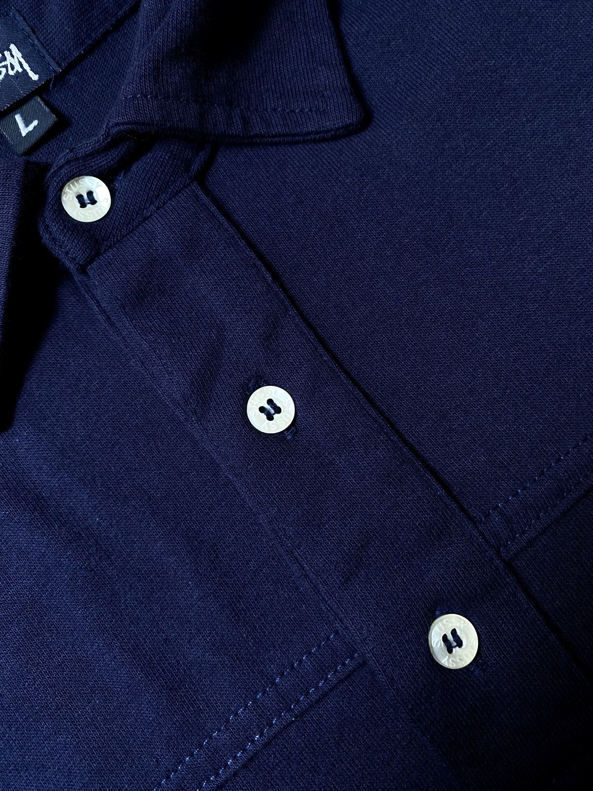 Stussy VTG 90s STUSSY POLO SHIRT Size US L / EU 52-54 / 3 - 5 Thumbnail