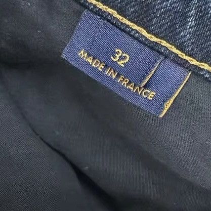 Louis Vuitton × Nigo Louis Vuitton x Nigo 32 Embroidered Workwear Denim Short Size US 32 / EU 48 - 6 Thumbnail