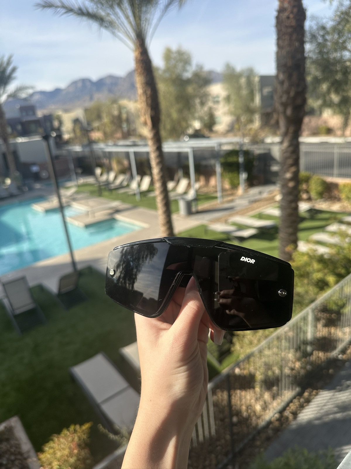 Christian Dior Monsieur Christian Dior Black Mask Sunglasses Size ONE SIZE - 2 Thumbnail