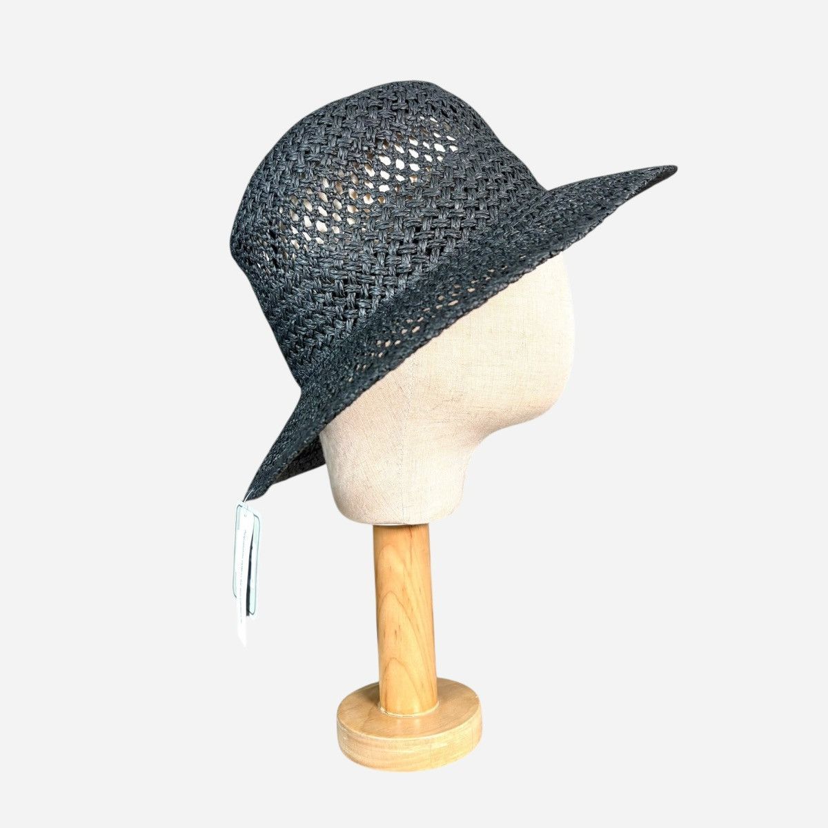 Other San Diego Hat Company Women’s Open Weave Black Bucket Hat Size ONE SIZE - 3 Thumbnail