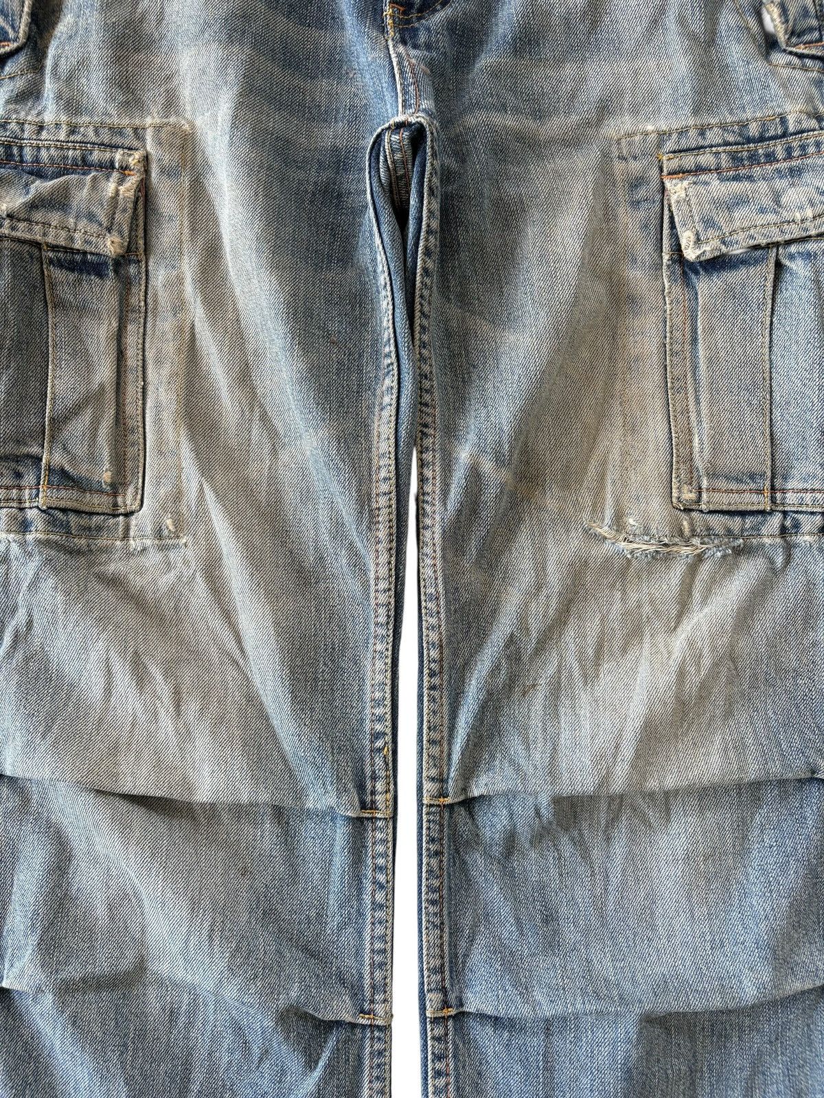Oakley Vintage Oakley Mud Wash Distressed Baggy Cargo Jeans Size US 30 / EU 46 - 5 Thumbnail
