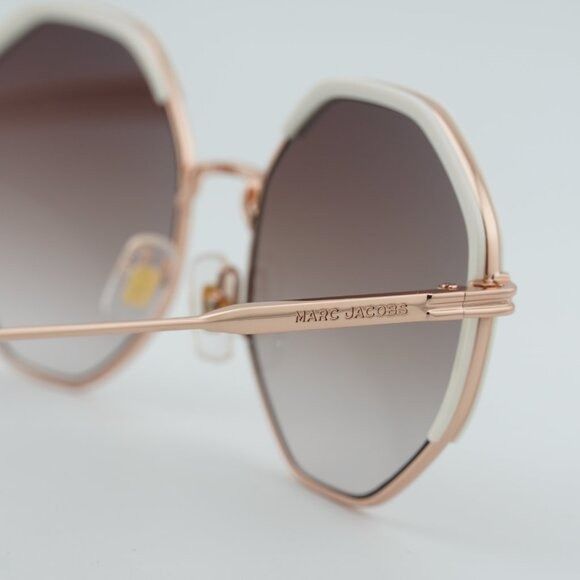Marc Jacobs Marc Jacobs MJ 1079/S 024S HA Sunglasses Gold Geometric Size ONE SIZE - 10 Thumbnail