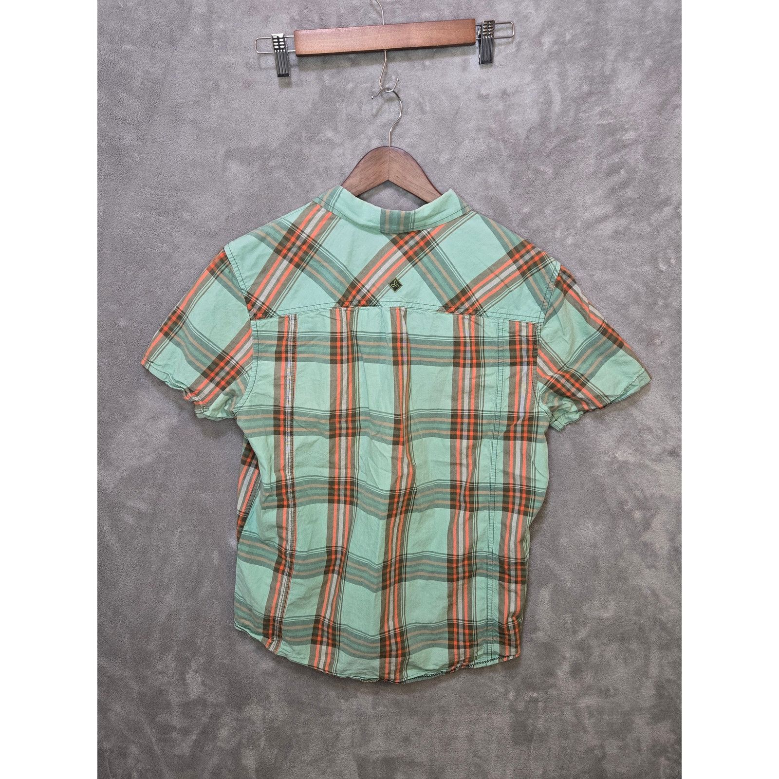 Prana Prana Slim Fit Button-Up – Turquoise/Orange Size US M / EU 48-50 / 2 - 2 Thumbnail