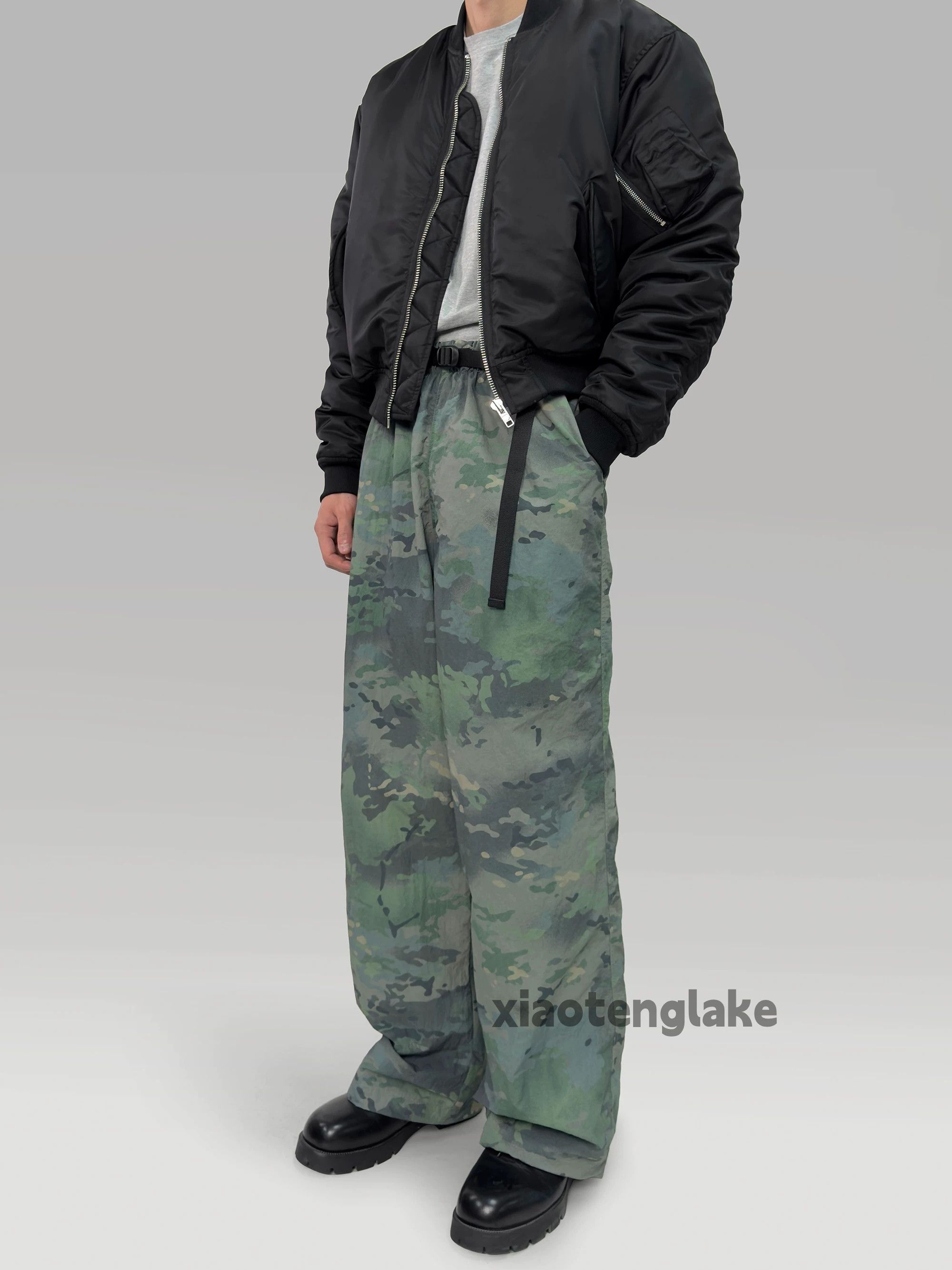 Designer × Vintage urban utility skate hiphop camo loose baggy outdoor pants Size US 30 / EU 46 - 1 Thumbnail