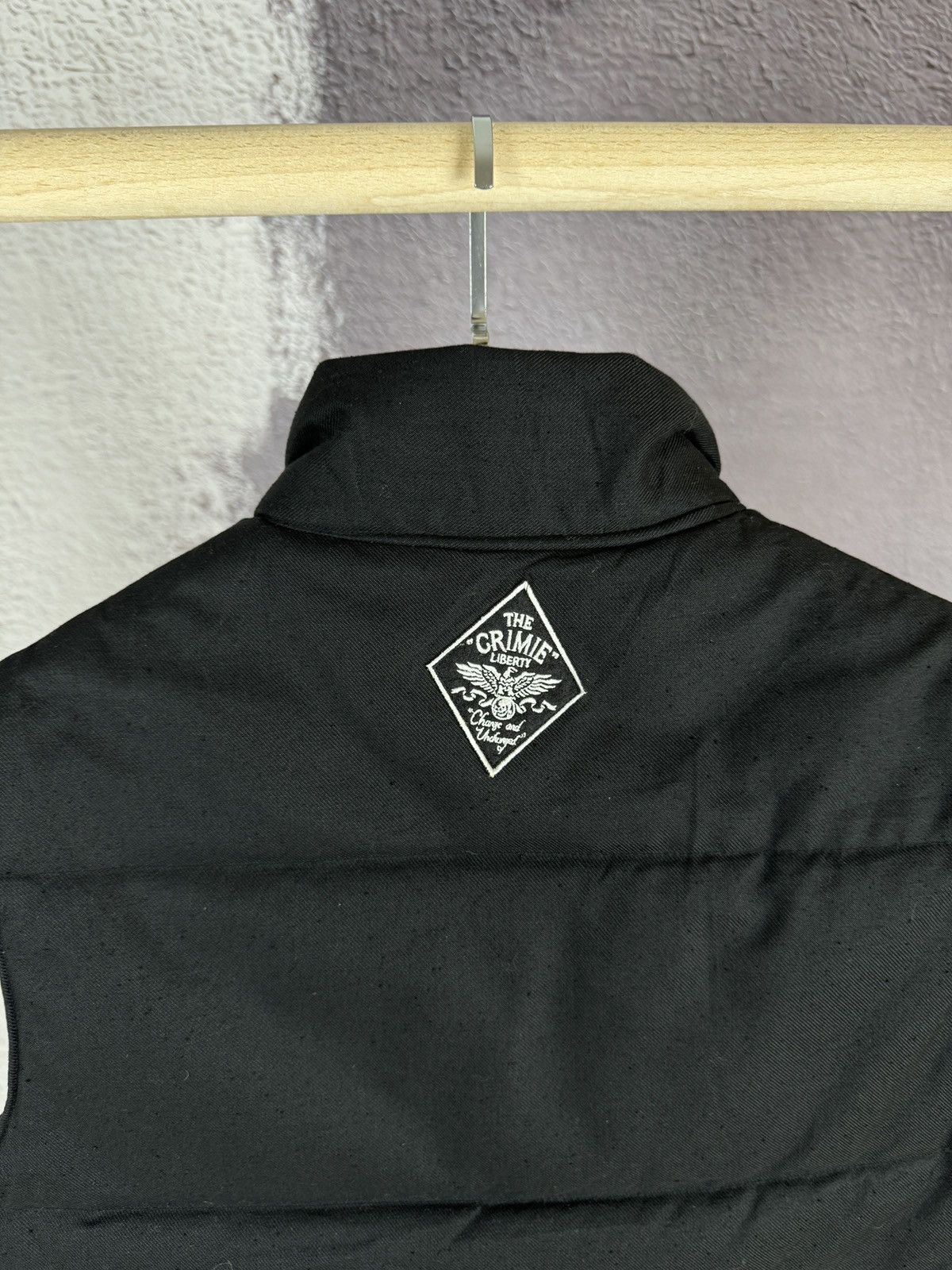 Japanese Brand The Crimie Liberty Thinsulate black vest made in Japan L Size US L / EU 52-54 / 3 - 15 Thumbnail