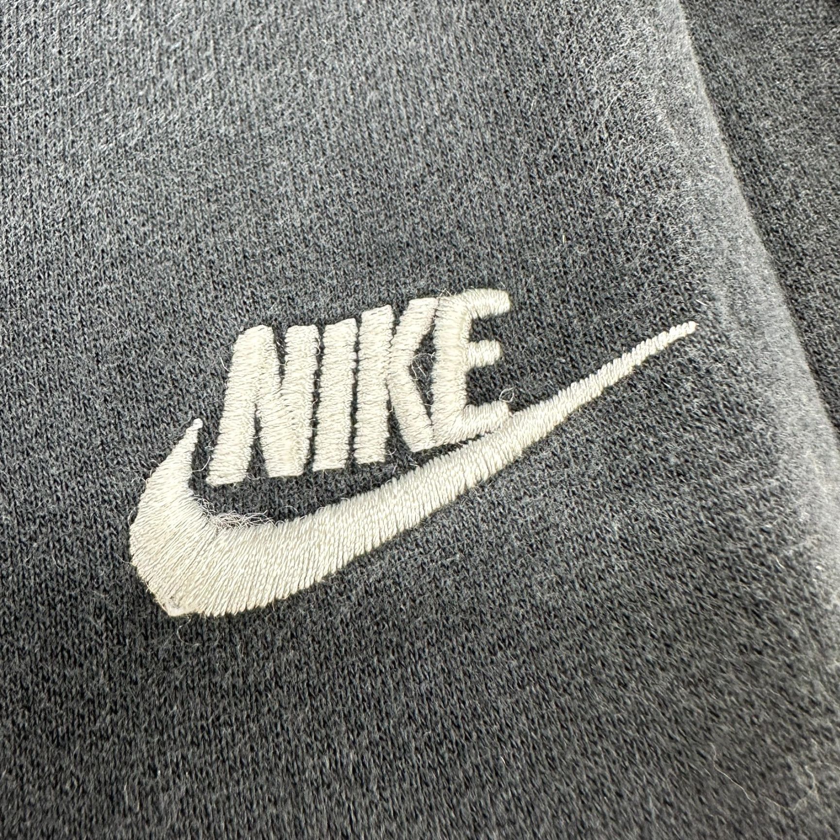 Nike Nike Pants Mens Small Black Jogger Fleece Cotton Club Swoosh Drawstring Regular Size US 29 - 4 Thumbnail