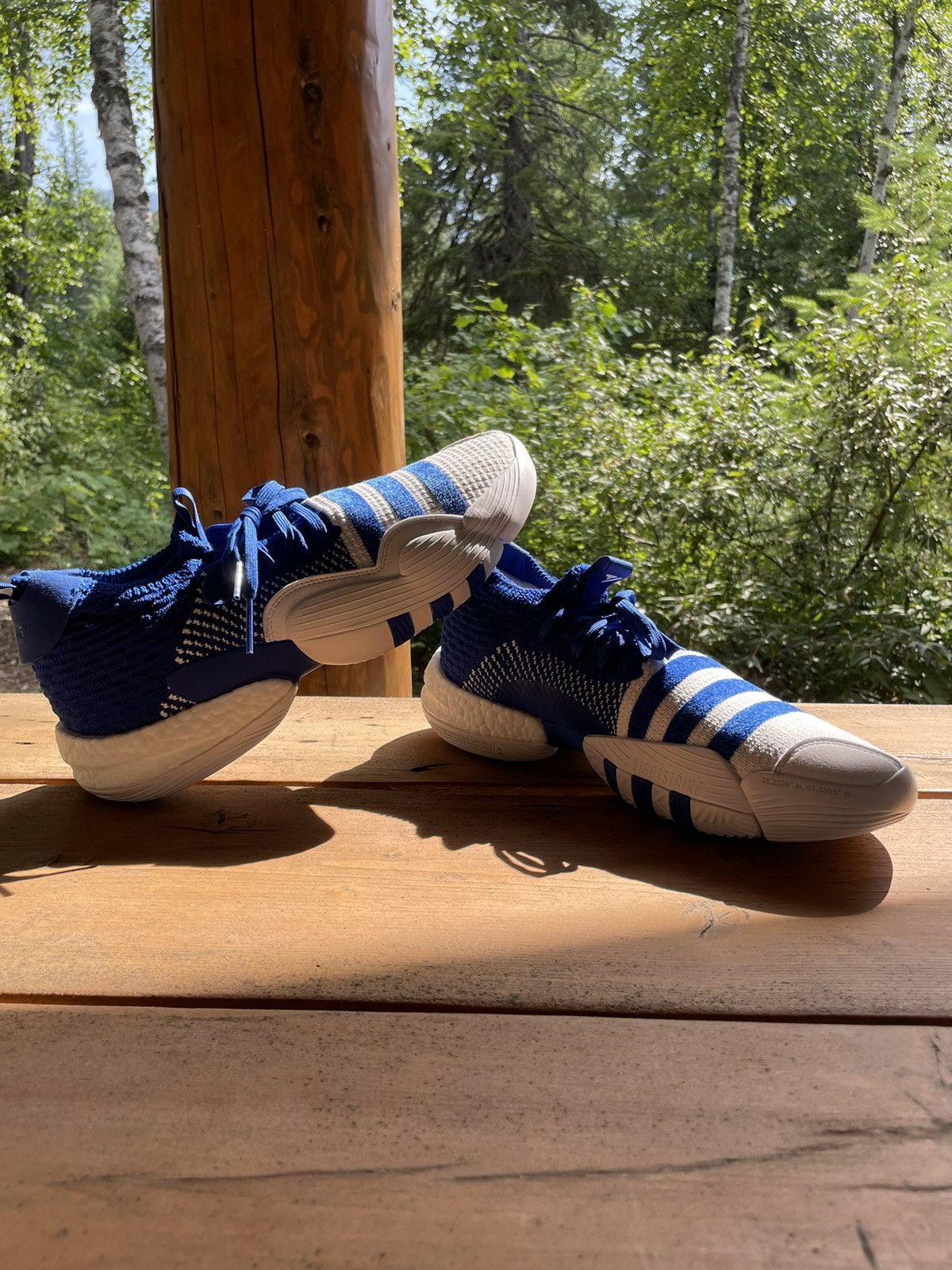 Adidas Trae young 2.0 royal blue Size US 11.5 / EU 44-45 - 8 Thumbnail