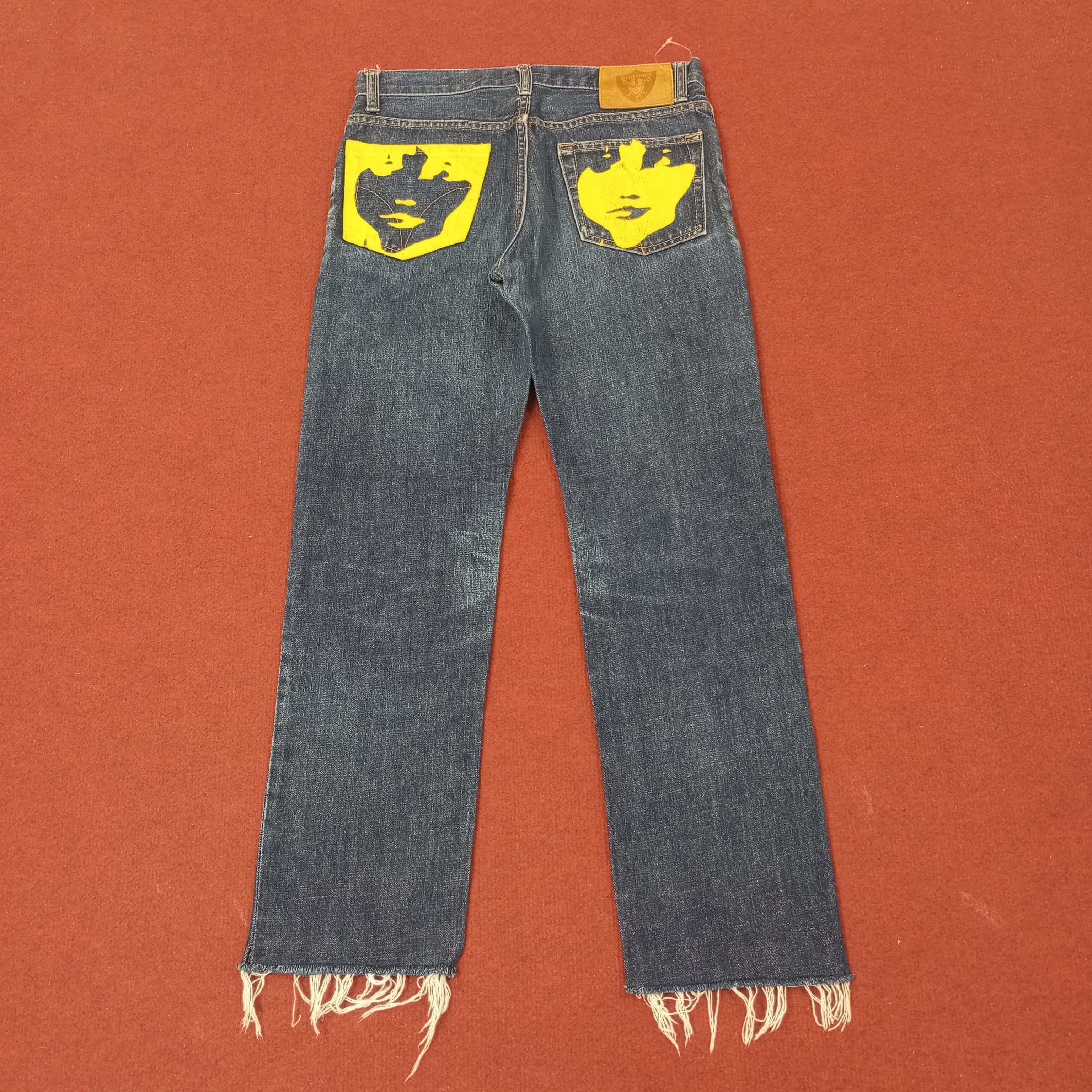 Hysteric Glamour Vintage Hysteric Glamour Japanese Brand Custom Jeans c244n8 Size US 27 - 1 Thumbnail