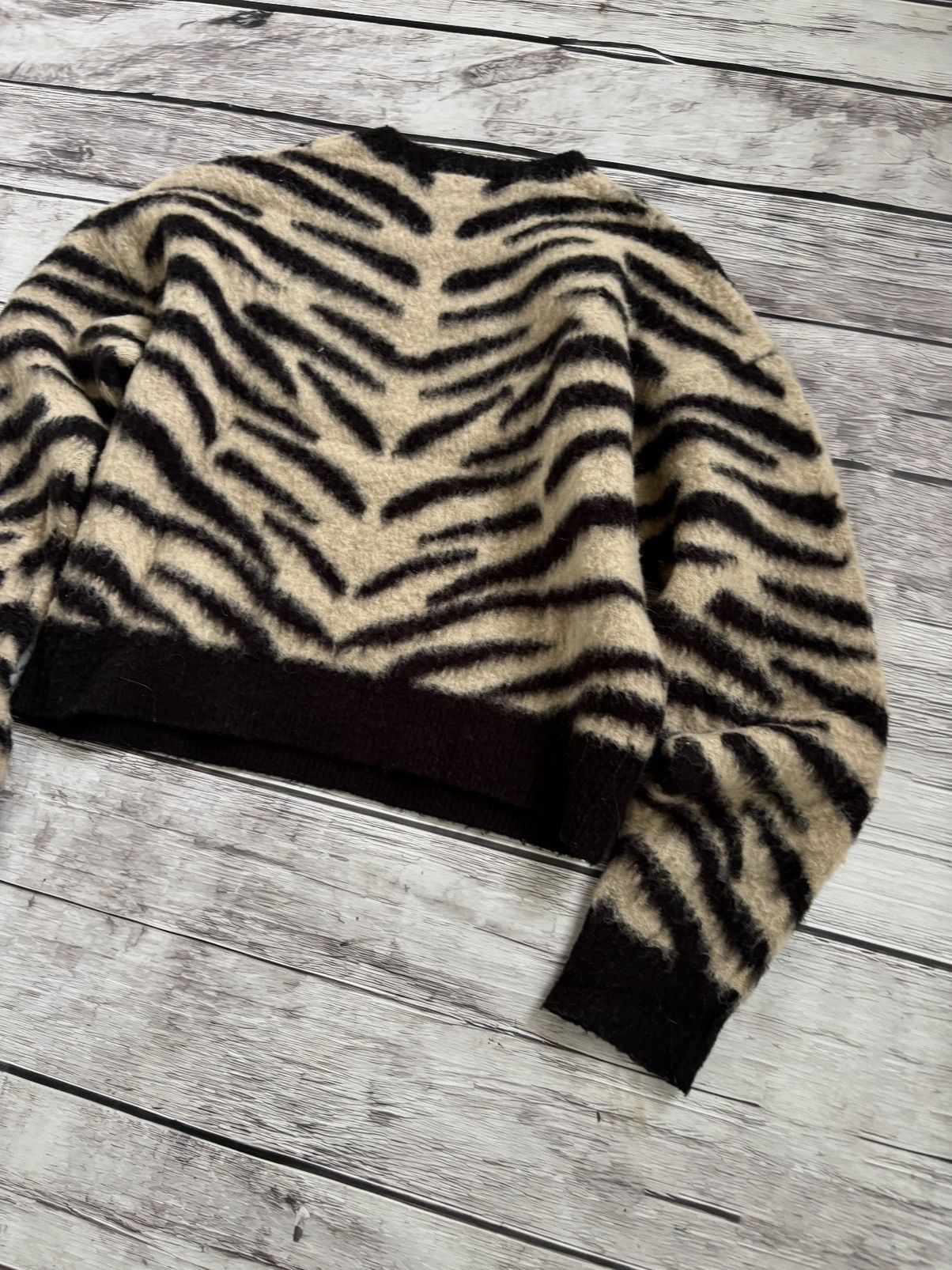 Hysteric Glamour × Yohji Yamamoto Vintage Y2K Mohair Teddy Grass Sweater Cutie Style Size US M / EU 48-50 / 2 - 5 Thumbnail