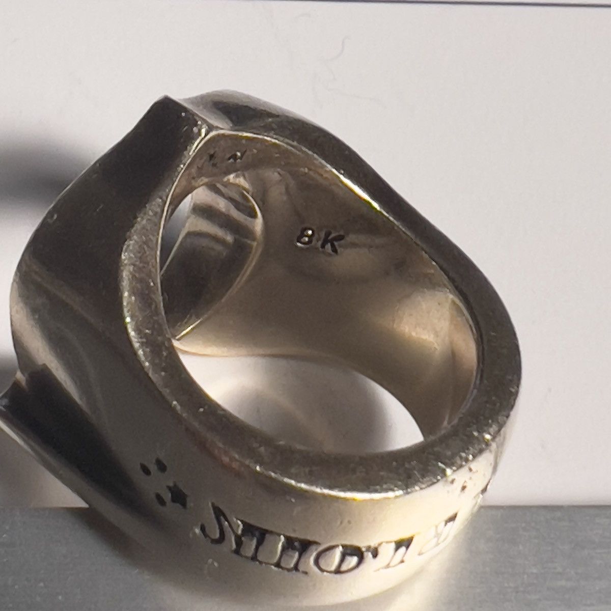Tenderloin 8k horseshoe ring Size ONE SIZE - 4 Thumbnail
