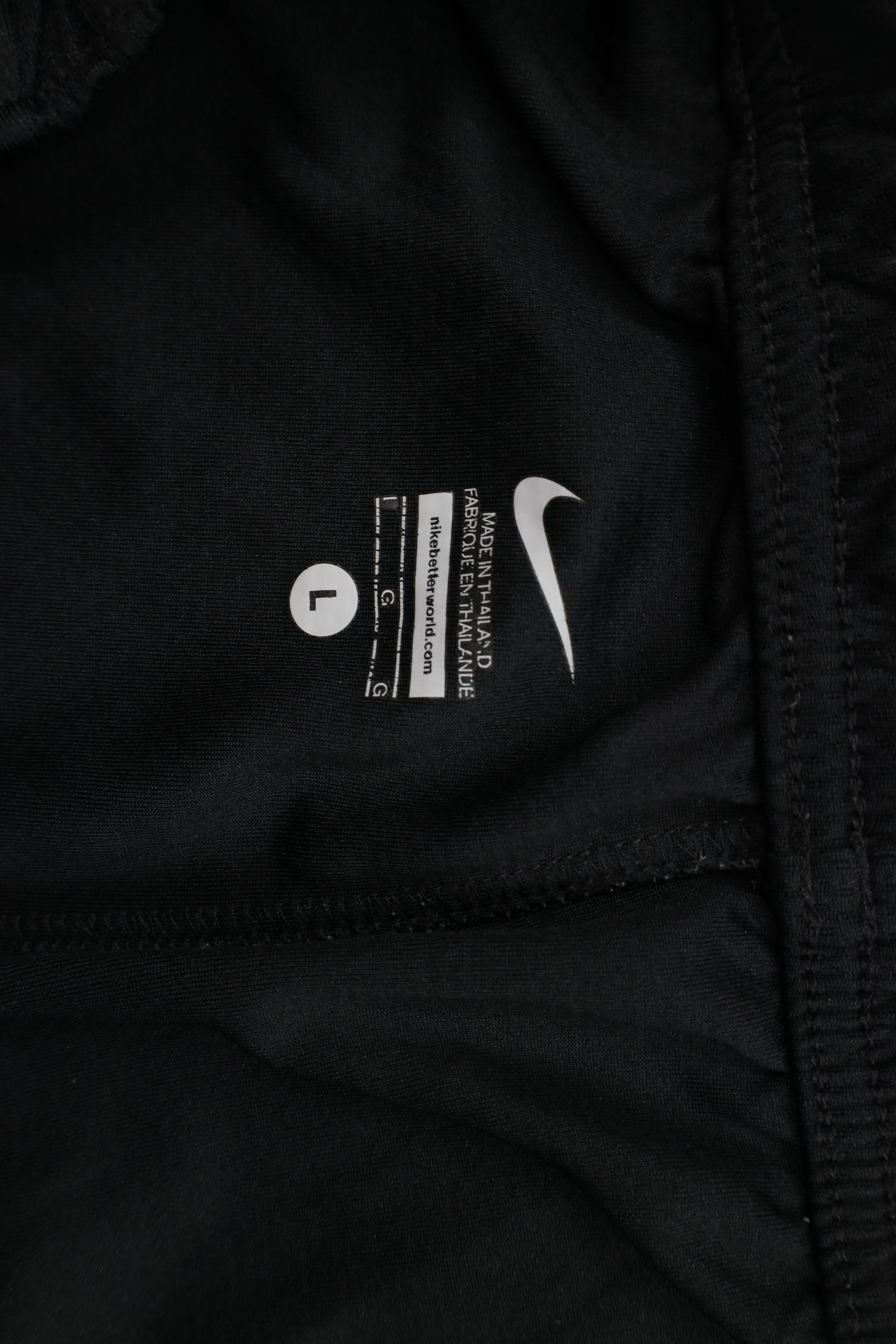Nike × Vintage Vintage Nike Scott Mini Swoosh Striped Gym Basketball Shorts Size US 34 / EU 50 - 7 Thumbnail