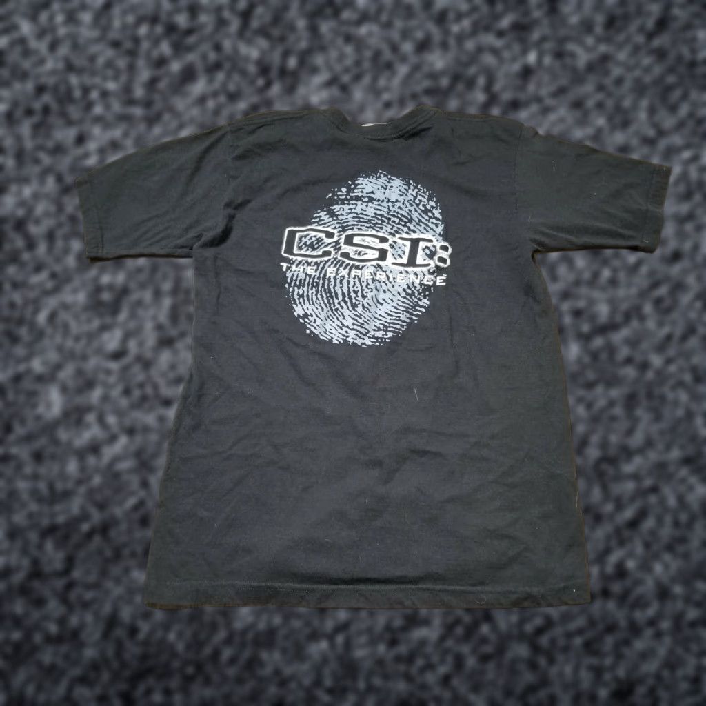 Doublet Ximon & Ximon Mens S Black Graphic Tee CSI The Experience Double-Sided Crew Neck Short Sleeve Size US S / EU 44-46 / 1 - 1 Thumbnail