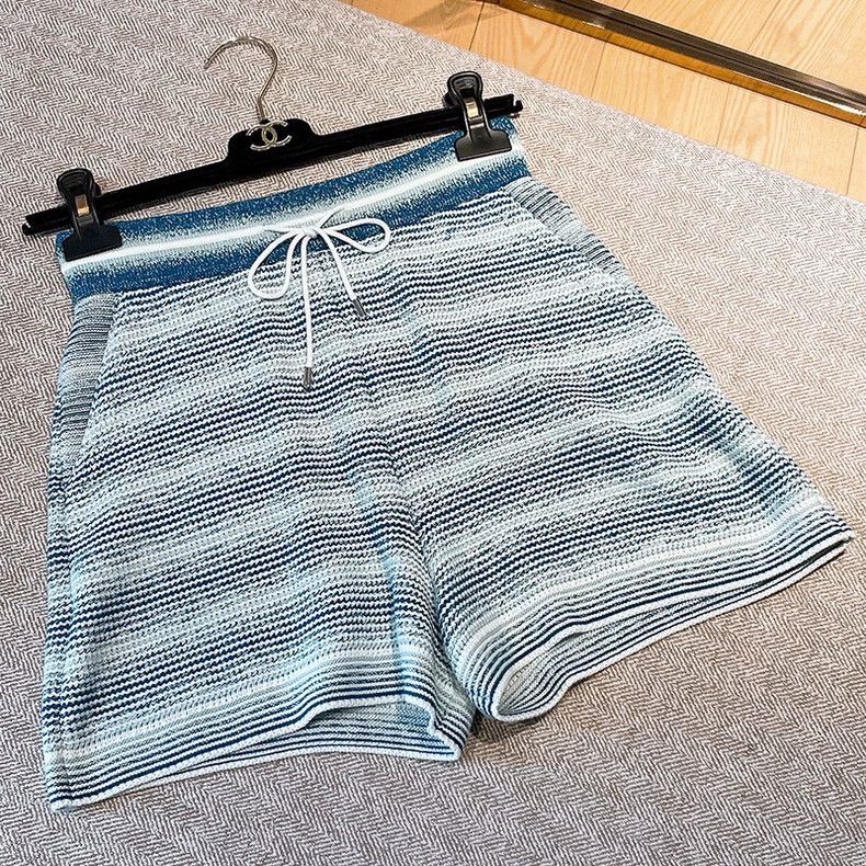Loro Piana LORO PIANA Color-changing striped knit shorts Size 25" / US 0 / IT 36 - 1 Thumbnail
