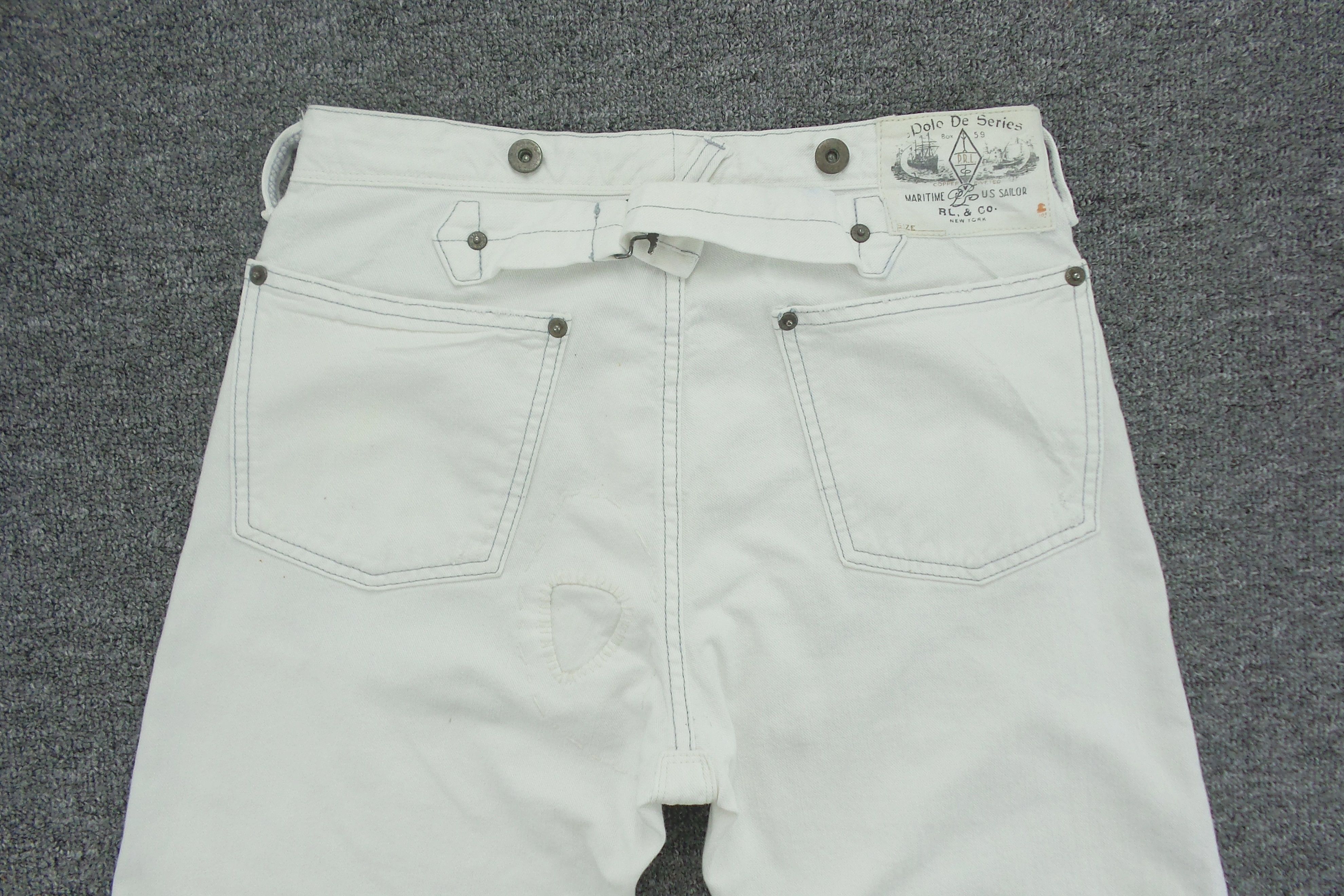 Polo Ralph Lauren × Ralph Lauren Ralph Lauren 'Maritime US Sailor' Buckle Back Jeans W29xL40 Size US 30 / EU 46 - 12 Thumbnail