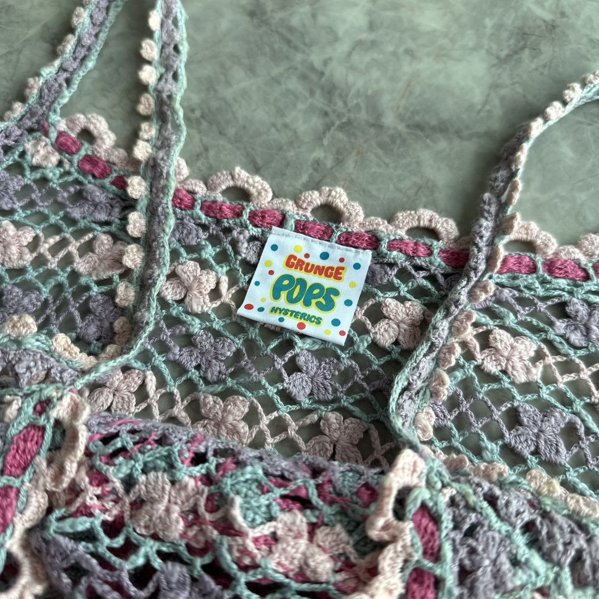 Hysteric Glamour 1990s Hysteric Glamour Crochet Knitted Camisole Size S / US 4 / IT 40 - 5 Thumbnail