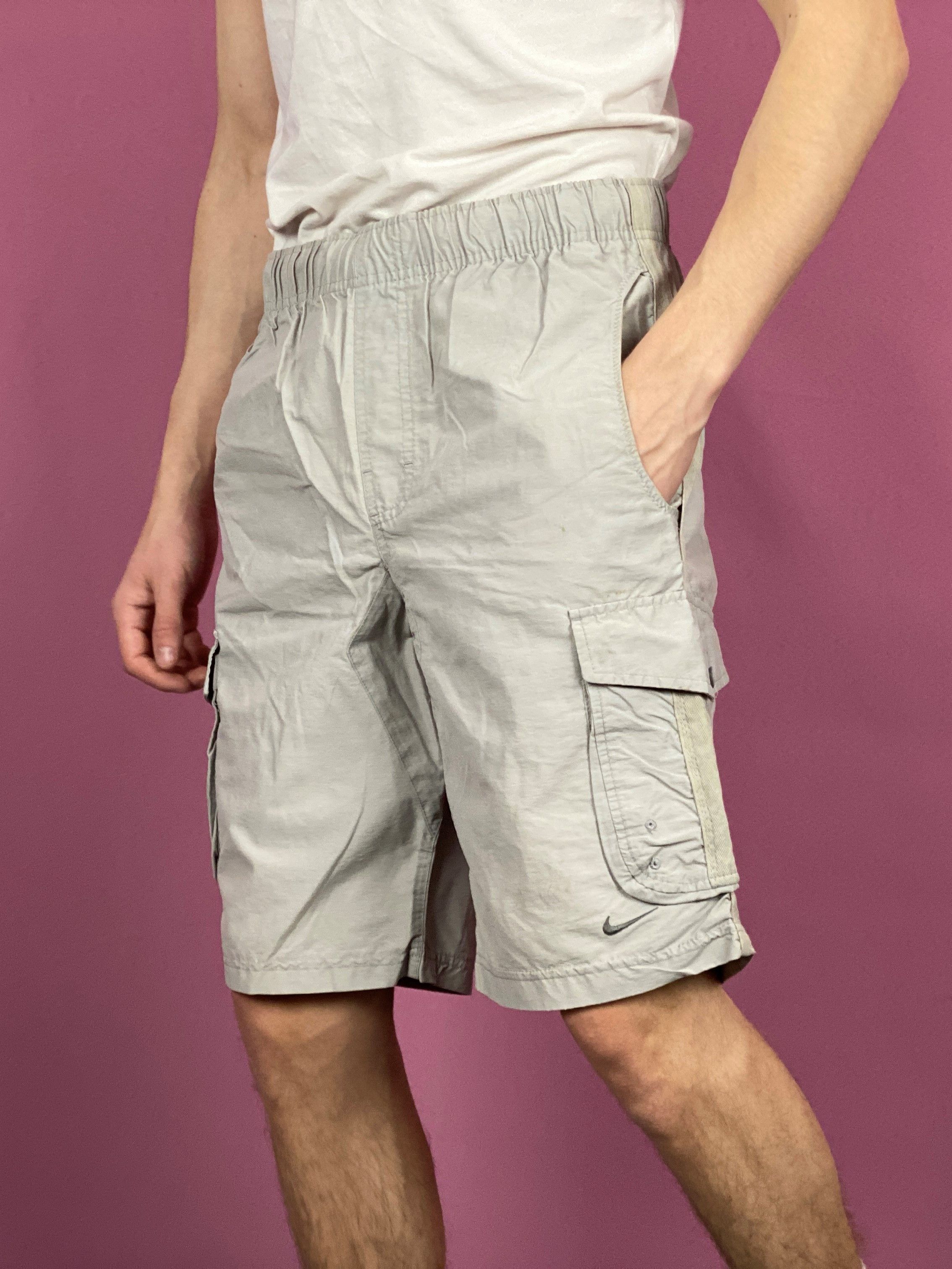 Nike × Vintage y2k Nike Vintage Men's Cargo Shorts - Size S Size US 30 / EU 46 - 1 Thumbnail