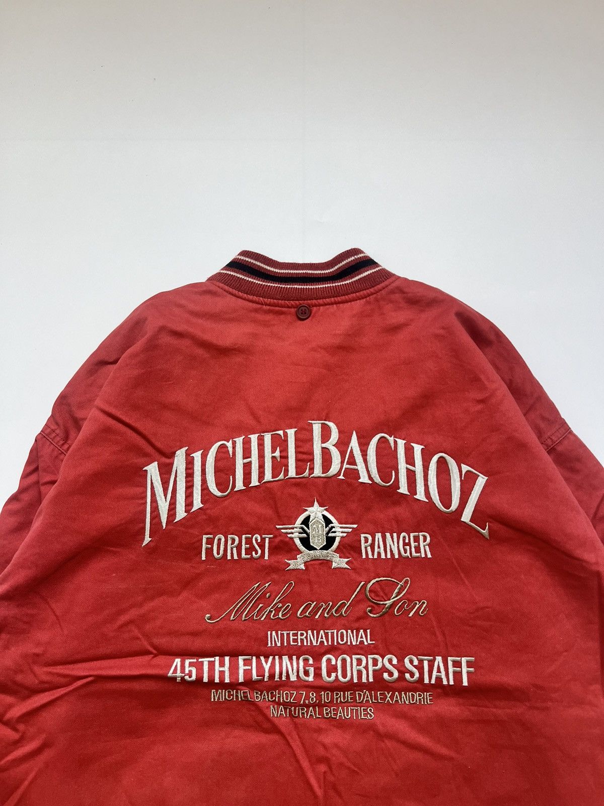 Designer Michel Bachoz Paris Forest Ranger Flying Corps Bomber Jacket Size US L / EU 52-54 / 3 - 10 Thumbnail