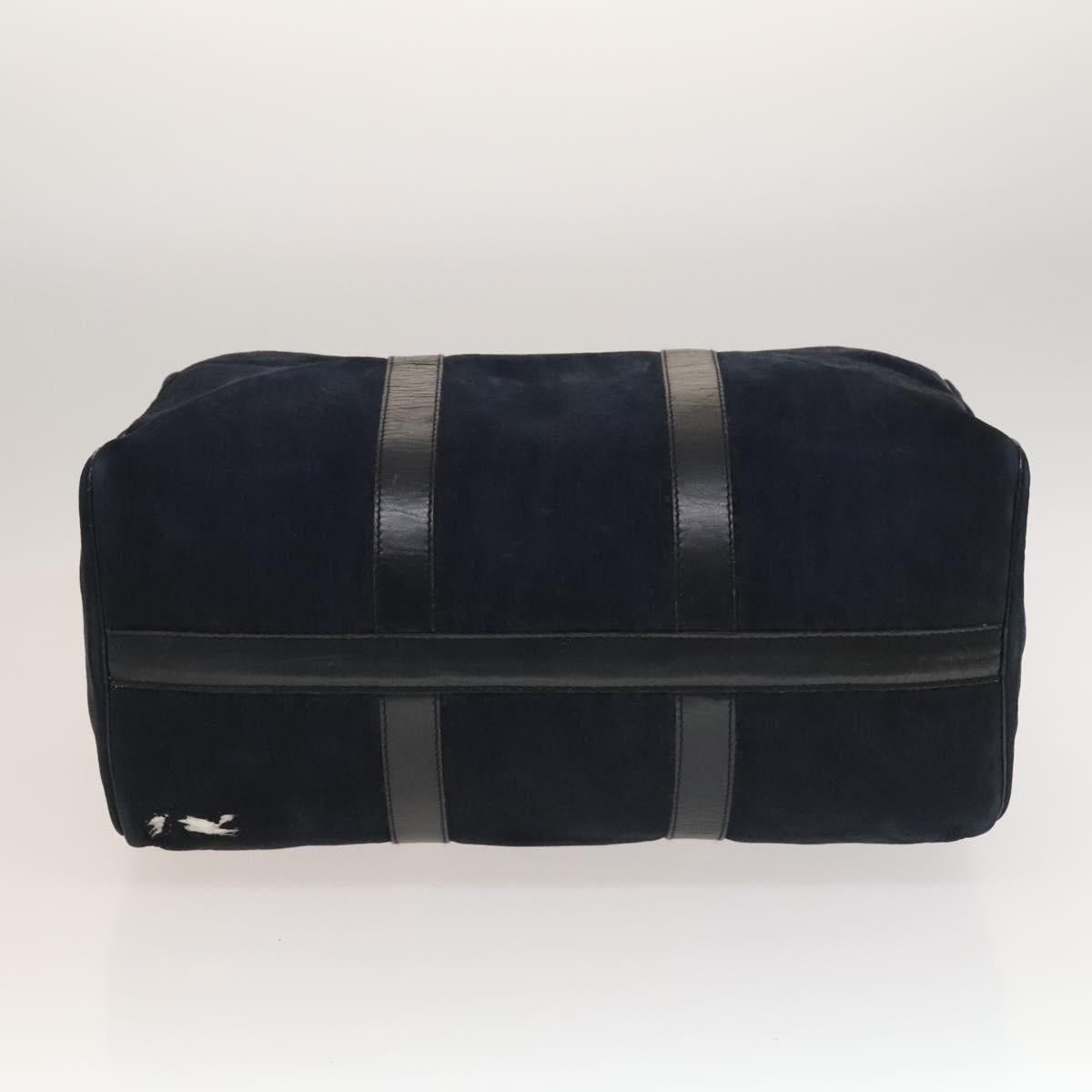 Dior DIOR Trotter Canvas Boston Bag Suede Navy Silver Size ONE SIZE - 9 Thumbnail
