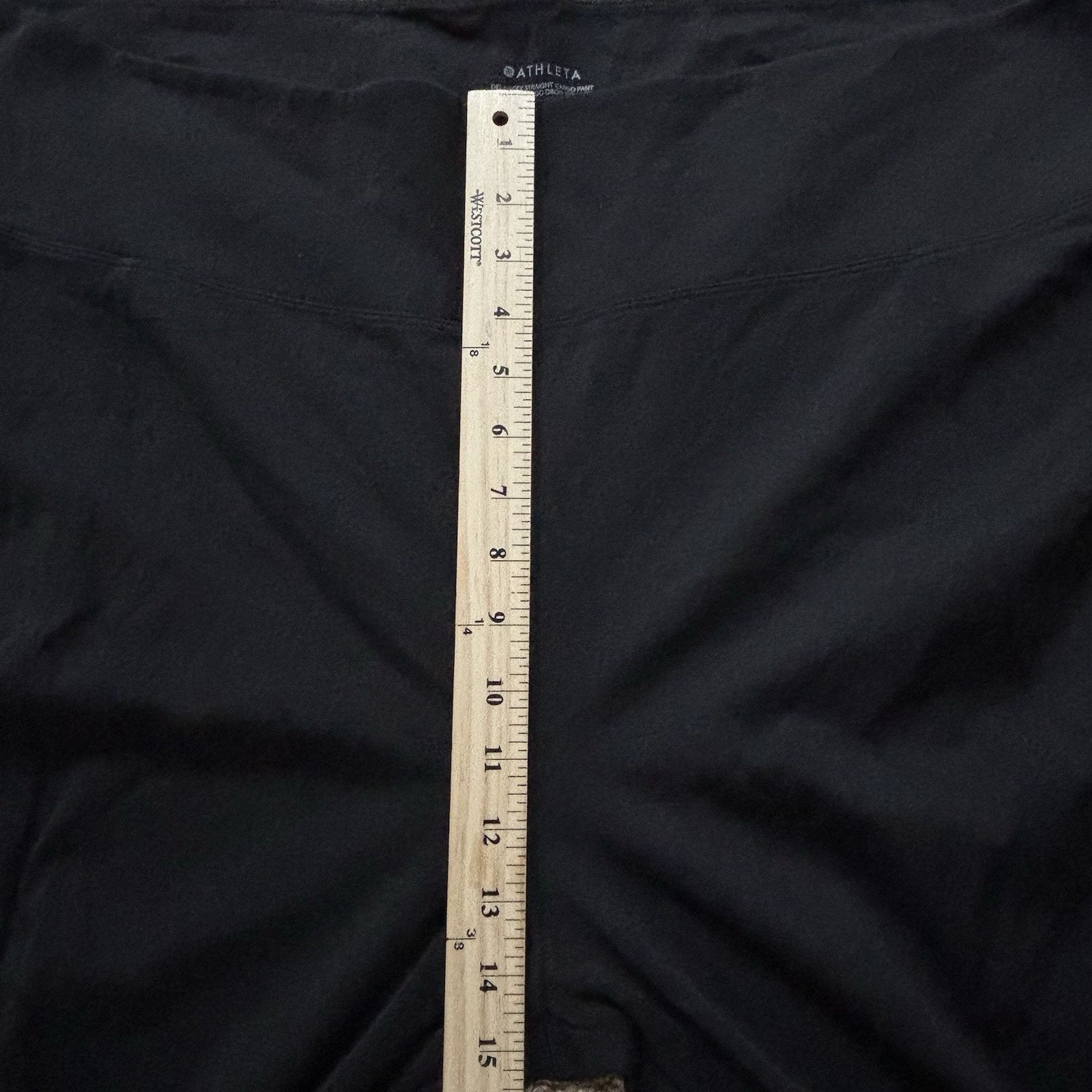 Athleta ATHLETA Delancey Straight Cargo Pant 3X Black Pull On Size 42" / US 20 - 6 Thumbnail