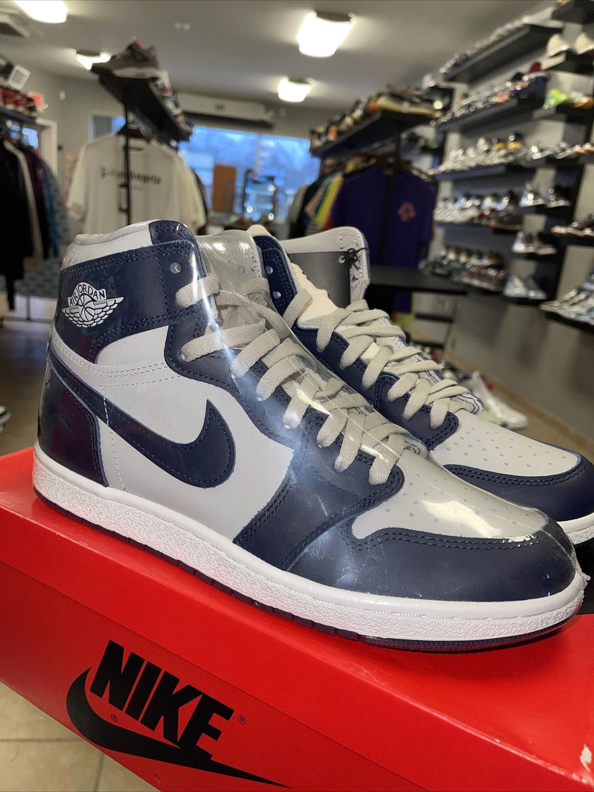 Jordan Brand Jordan 1 High '85 Georgetown 2022 BQ4422-400 Size 9.5 Size US 9.5 / EU 42-43 - 3 Thumbnail