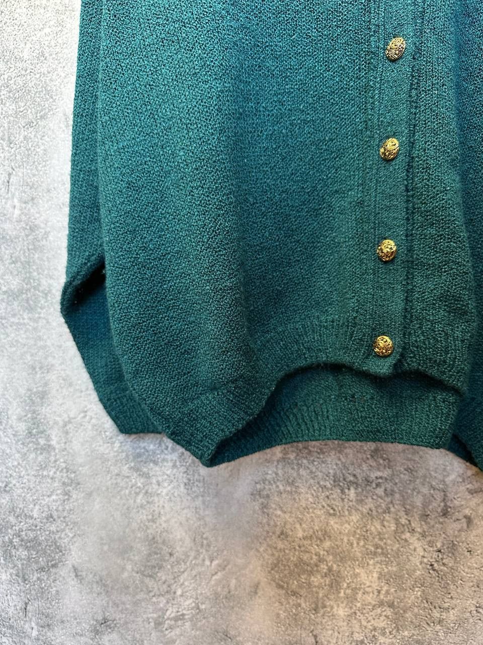 Pringle Of Scotland × Vintage Pringle of Scotland Acrylic Cardigan Sweater Moss Stitch Size US L / EU 52-54 / 3 - 7 Thumbnail