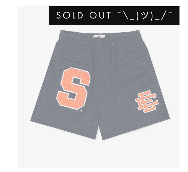 Eric Emanuel × NCAA Eric Emanuel Syracuse Basic Shorts Large Size US 34 / EU 50 - 2 Thumbnail