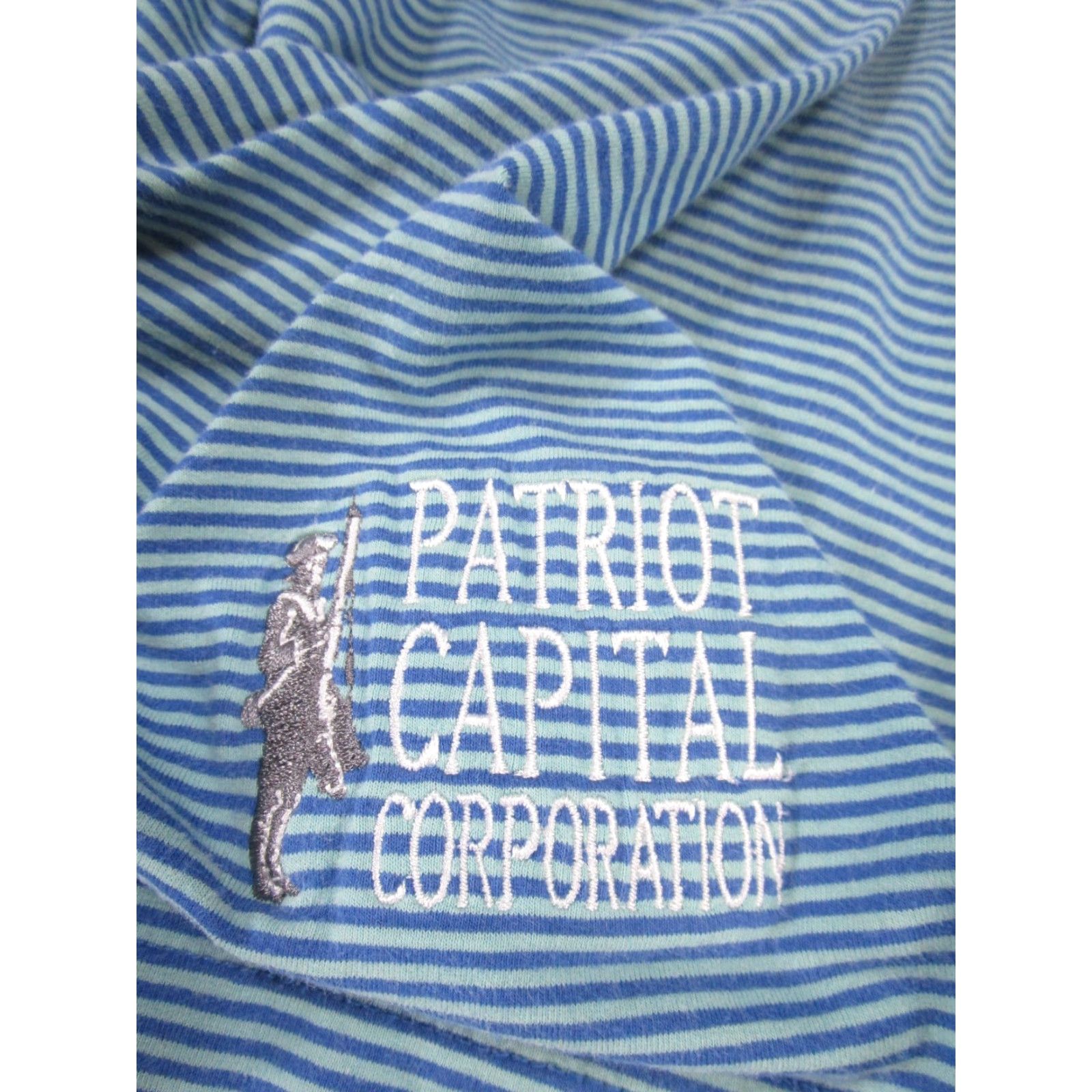 Footjoy FootJoy Polo Shirt Mens Large Blue Striped Stretch Golf Performance Shirt Size US L / EU 52-54 / 3 - 5 Thumbnail