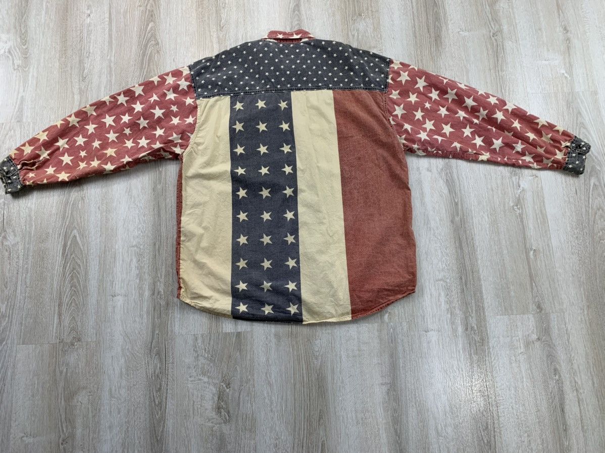 Vintage Mens vintage shirt American Flag Size L Size US L / EU 52-54 / 3 - 10 Thumbnail