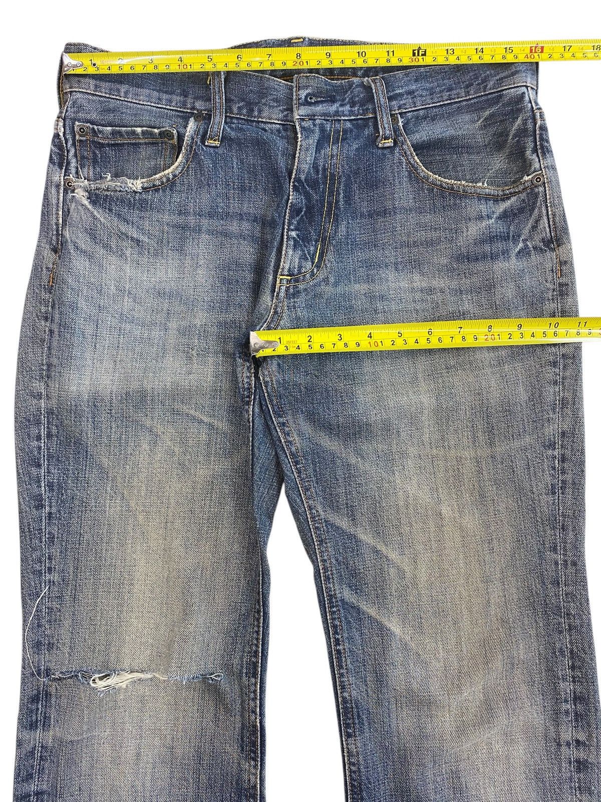 Other Japanese Brand Whiskers Ripped Style Flare Jeans Size US 32 / EU 48 - 5 Thumbnail