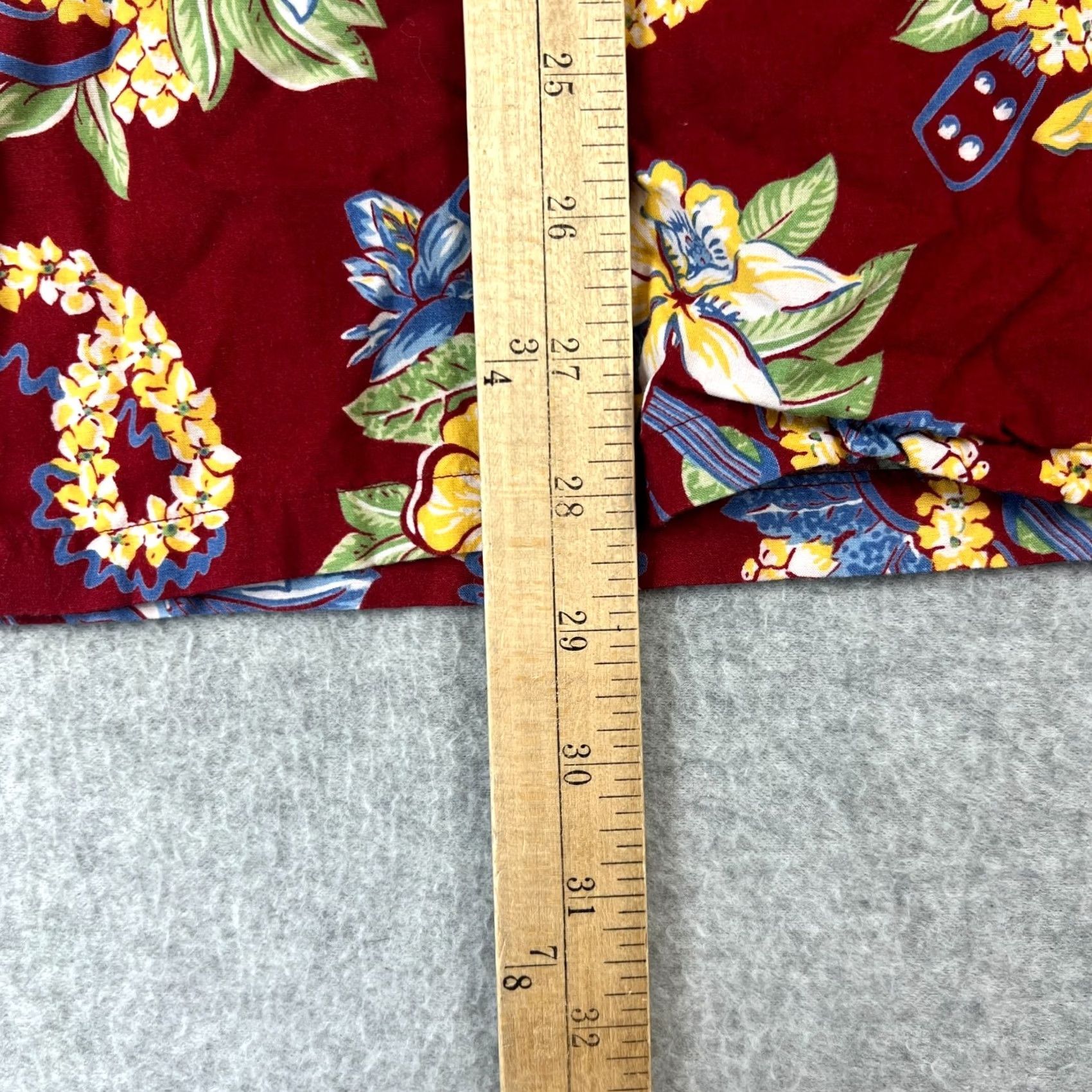 Polo Ralph Lauren Polo Ralph Lauren Viscose Hawaiian Floral Print Aloha Shirt Large Men Red Shirt Size US L / EU 52-54 / 3 - 6 Thumbnail