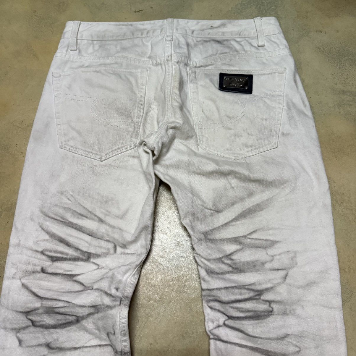 semanticdesign Semantic Design Rare Style Distressed Denim Jeans Size US 32 / EU 48 - 17 Thumbnail