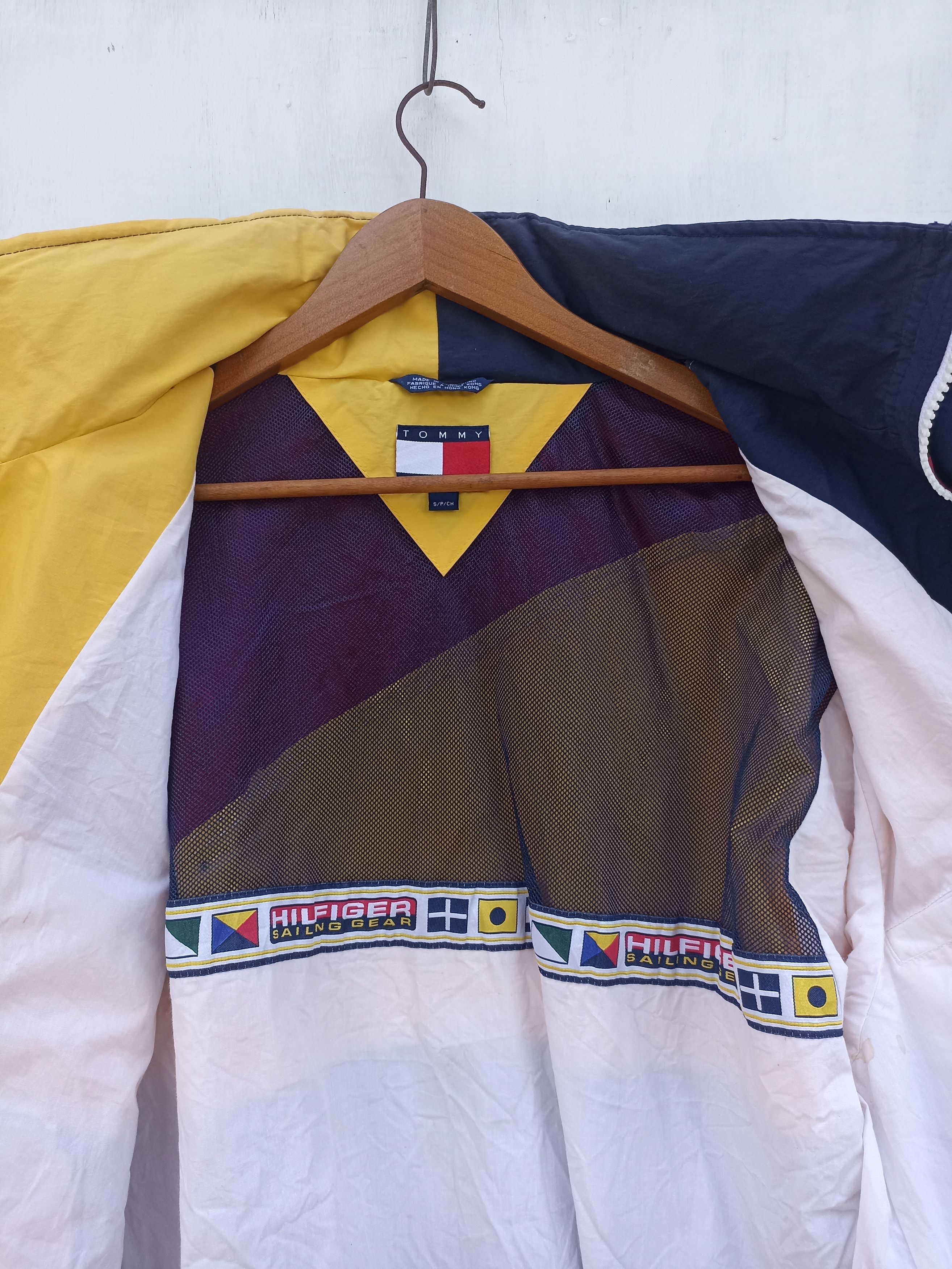 Tommy Hilfiger Vtg 90s Vtg Tommy Hilfiger jacket sailing gear multicolor Size US M / EU 48-50 / 2 - 22 Thumbnail