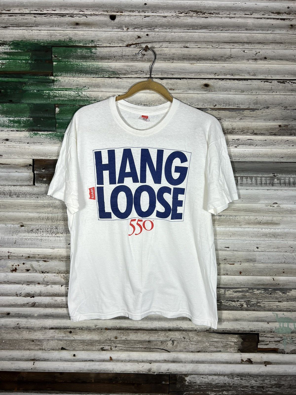 Levi's × Vintage Vintage Levi’s 550 Hang Loose Shirt Size US XL / EU 56 / 4 - 1 Thumbnail