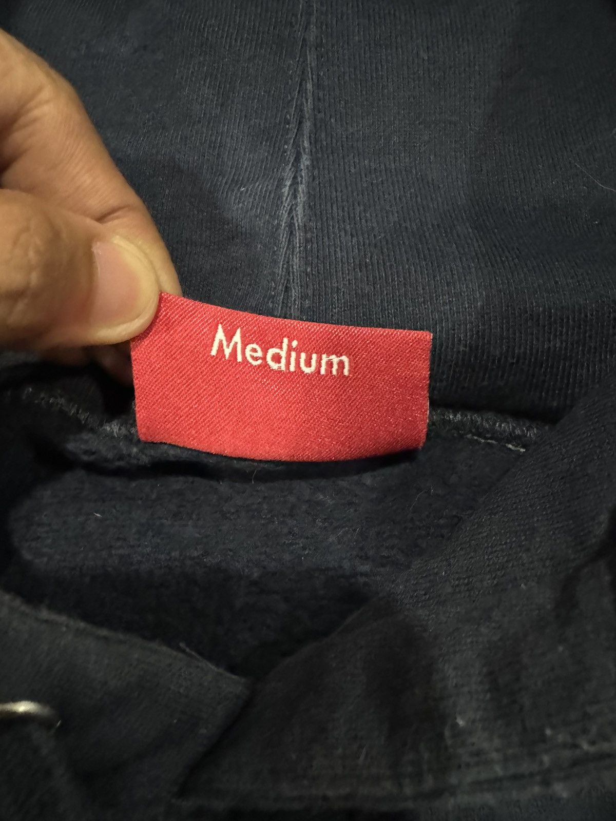 Supreme Supreme Text Rib Hooded Sweatshirt Aw19 Size US M / EU 48-50 / 2 - 6 Thumbnail