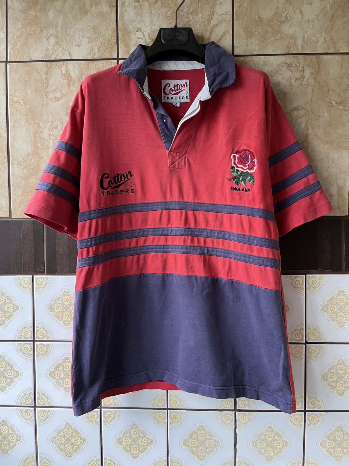 Cotton Traders Vintage rare 1996 Cotton Traders England rugby jersey Size US M / EU 48-50 / 2 - 1 Thumbnail