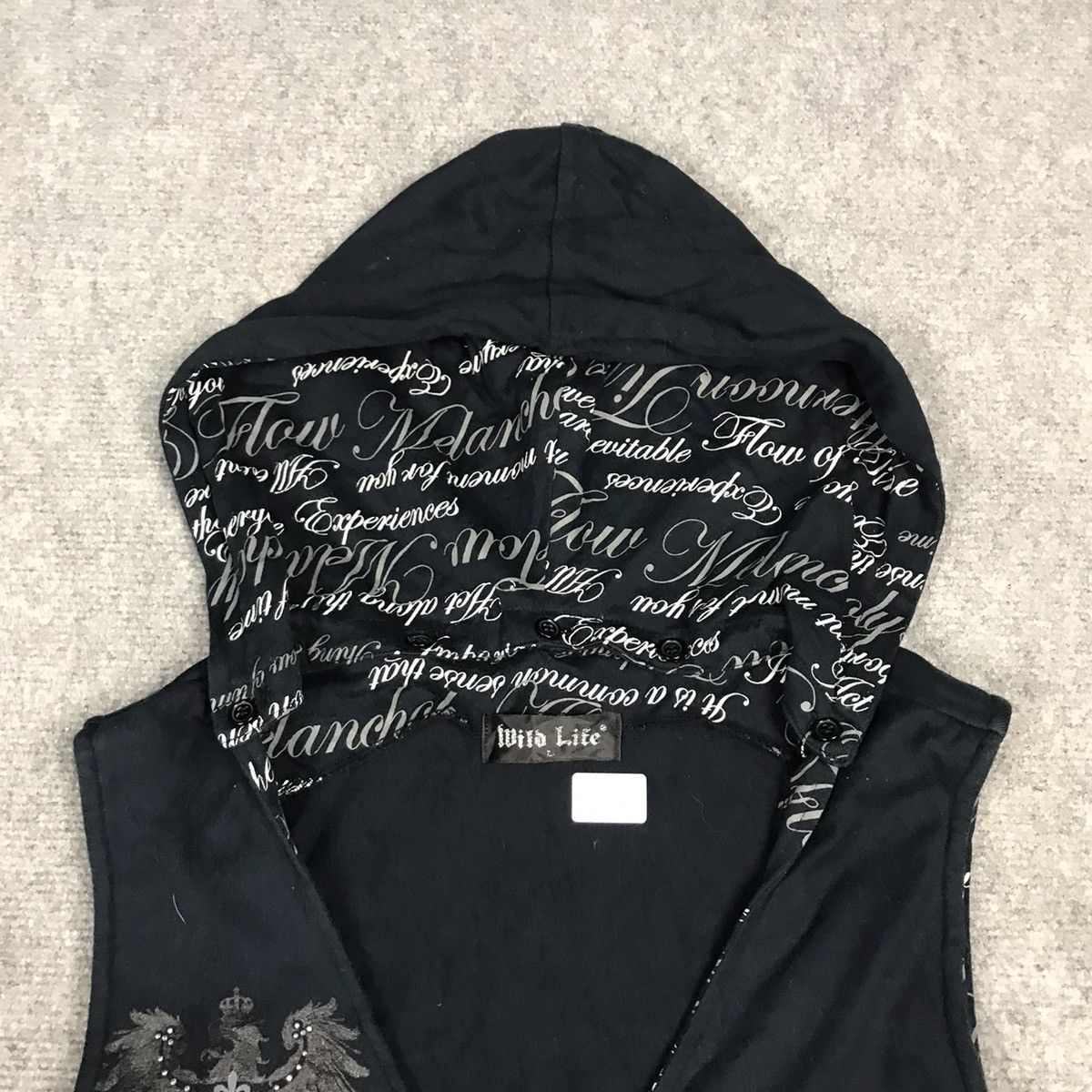 Japanese Brand × Vintage MILD LIFE VEST HOODIES PUNK STYLE Size US S / EU 44-46 / 1 - 2 Thumbnail