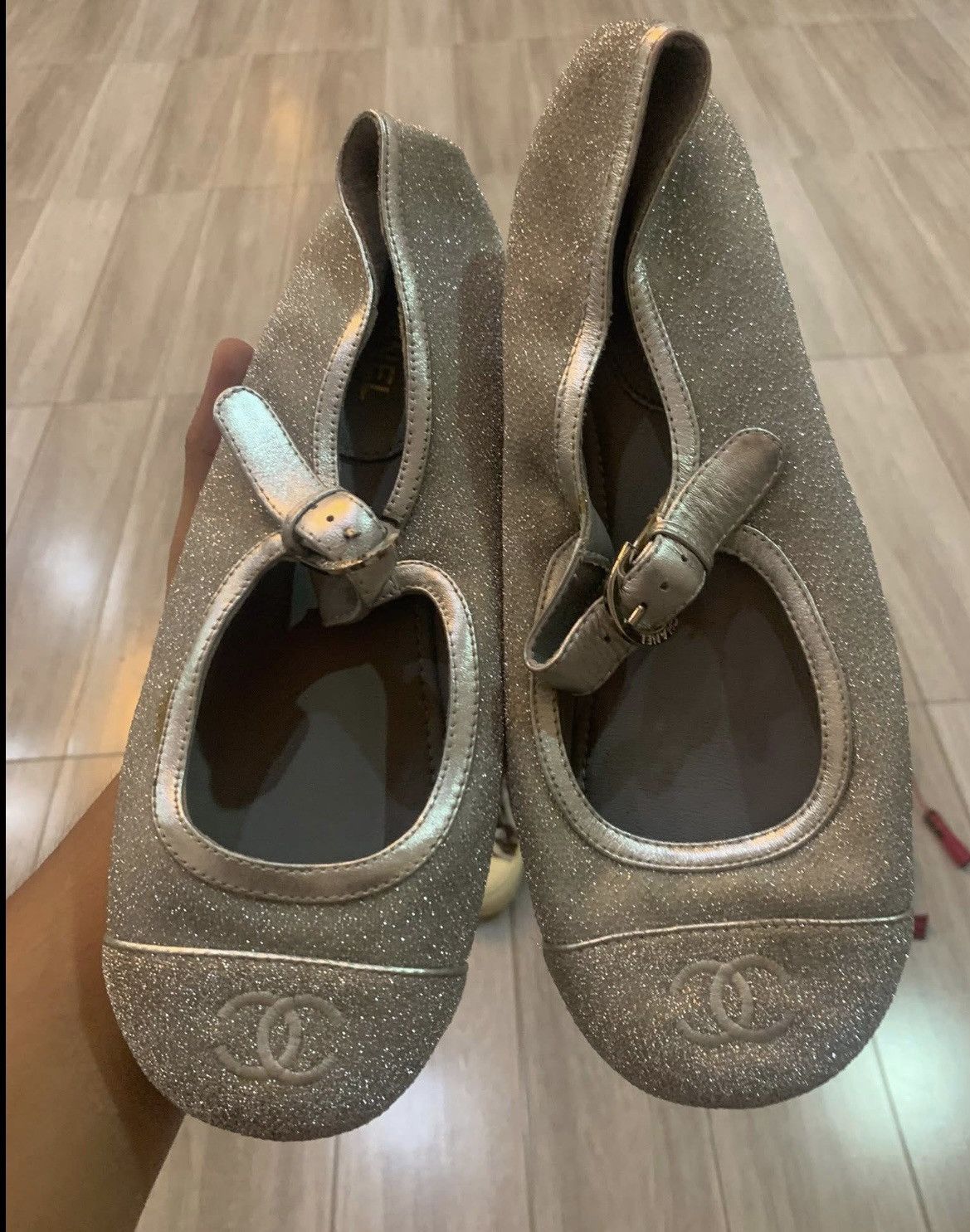 Chanel Chanel ballet flats glitter Size US 5 / IT 35 - 3 Thumbnail