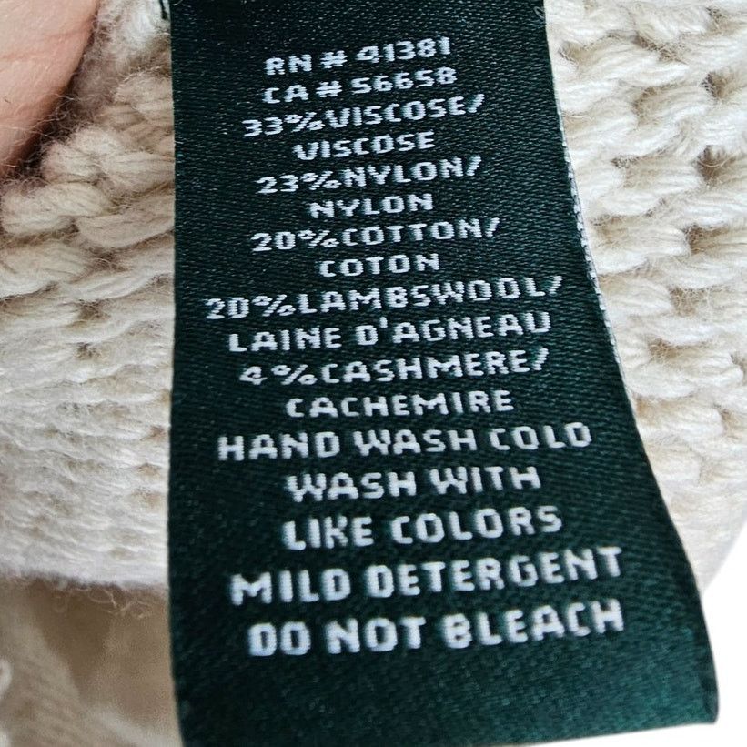 Lauren Ralph Lauren Lauren Ralph Lauren Womens Lambswool Cashmere Turtleneck S Size S / US 4 / IT 40 - 7 Thumbnail