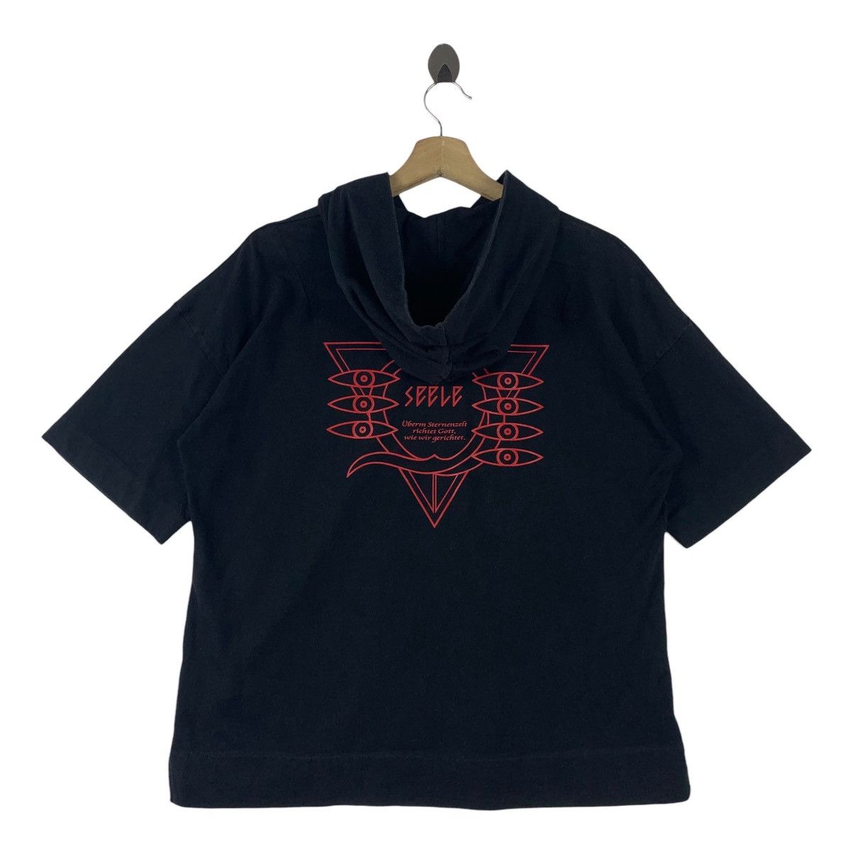 Anime × Japanese Brand EVANGELION Nerv seele sound only hoodie short sleeve tee Size US S / EU 44-46 / 1 - 4 Thumbnail