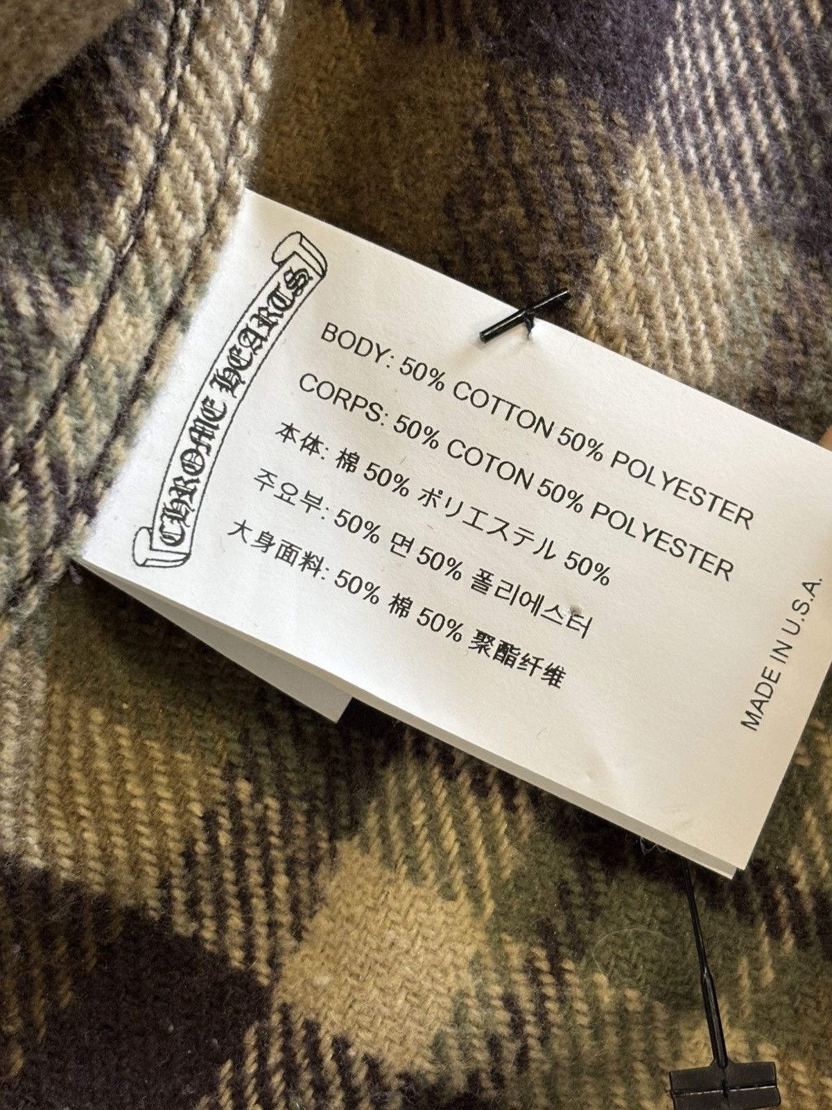 Chrome Hearts Chrome Hearts Work Dog flannel button ups jacket Size US S / EU 44-46 / 1 - 6 Thumbnail