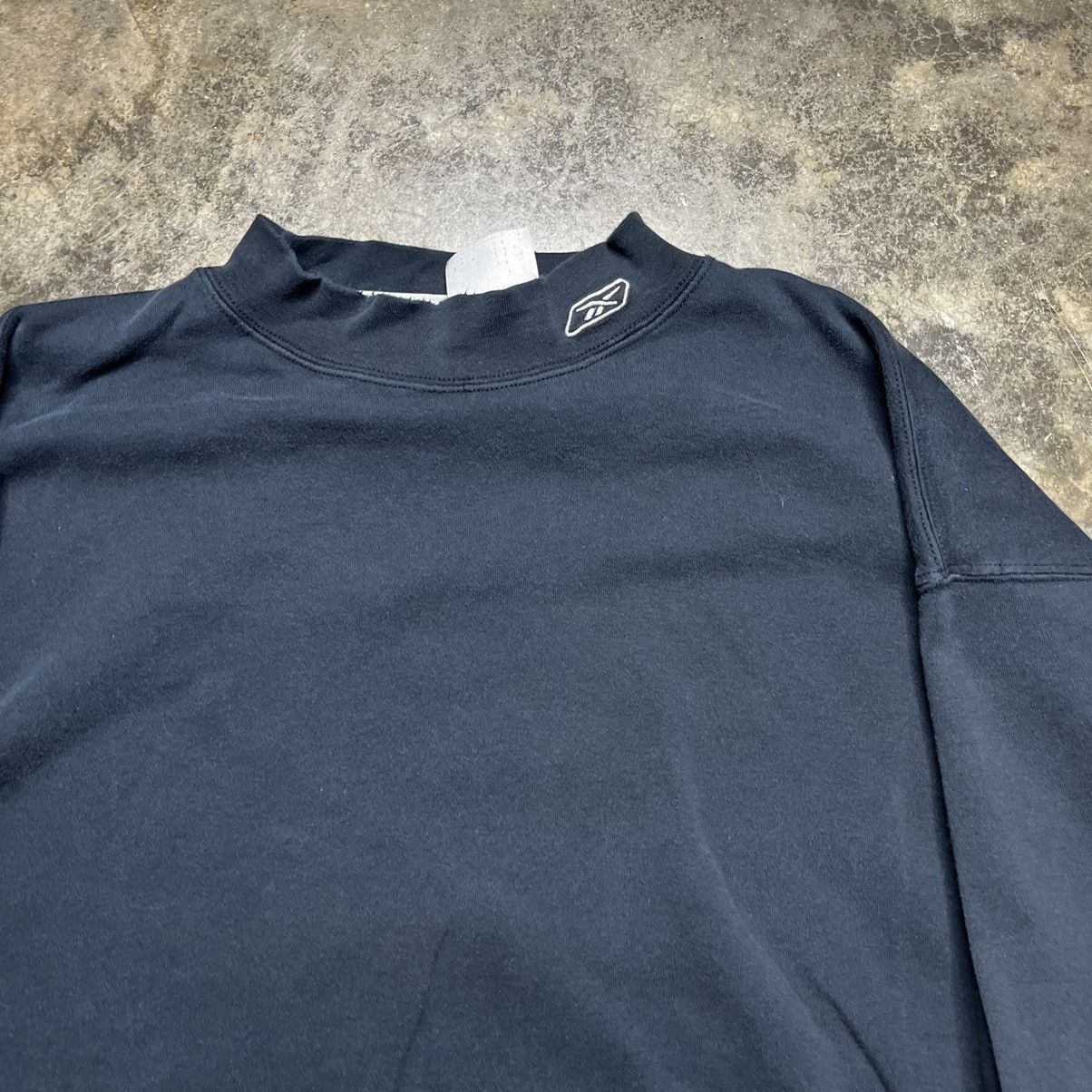 Reebok × Vintage vintage reebok thrashed distressed mockneck tshirt Size US L / EU 52-54 / 3 - 3 Thumbnail
