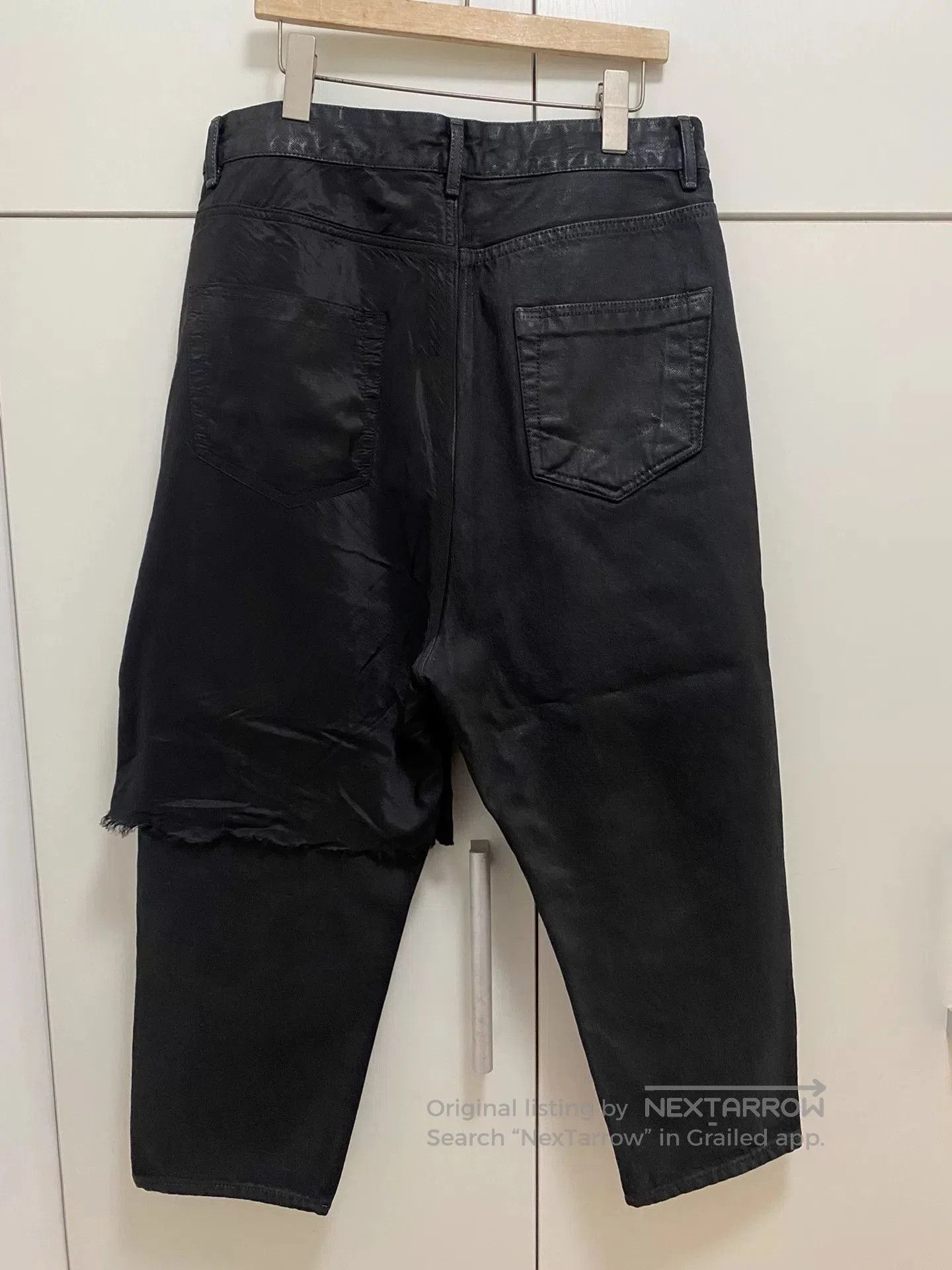 Rick Owens Drkshdw Rick Owens DRKSHDW Waxed Jeans. Size US 30 / EU 46 - 2 Thumbnail