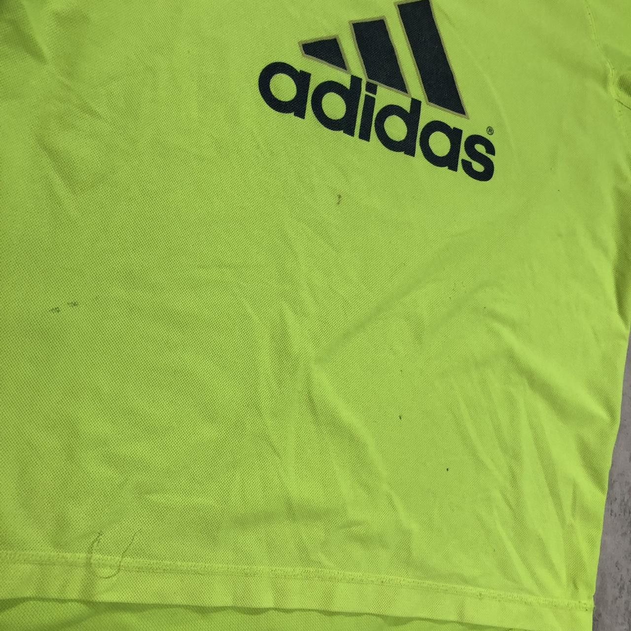 Adidas Neon green Adidas vintage sportswear t-shirt adidas Size US M / EU 48-50 / 2 - 3 Thumbnail